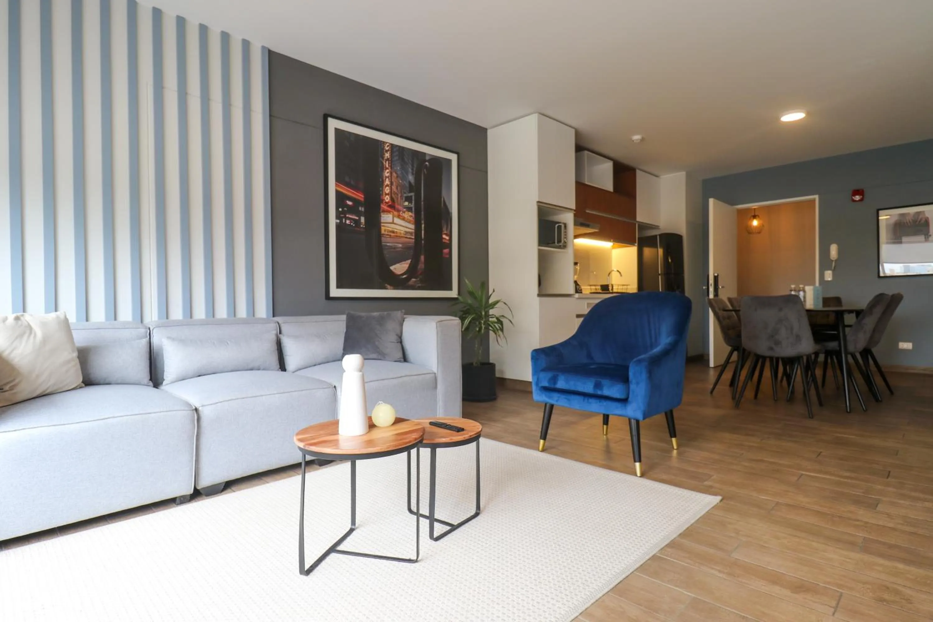 Living room in SoHo by Wynwood House