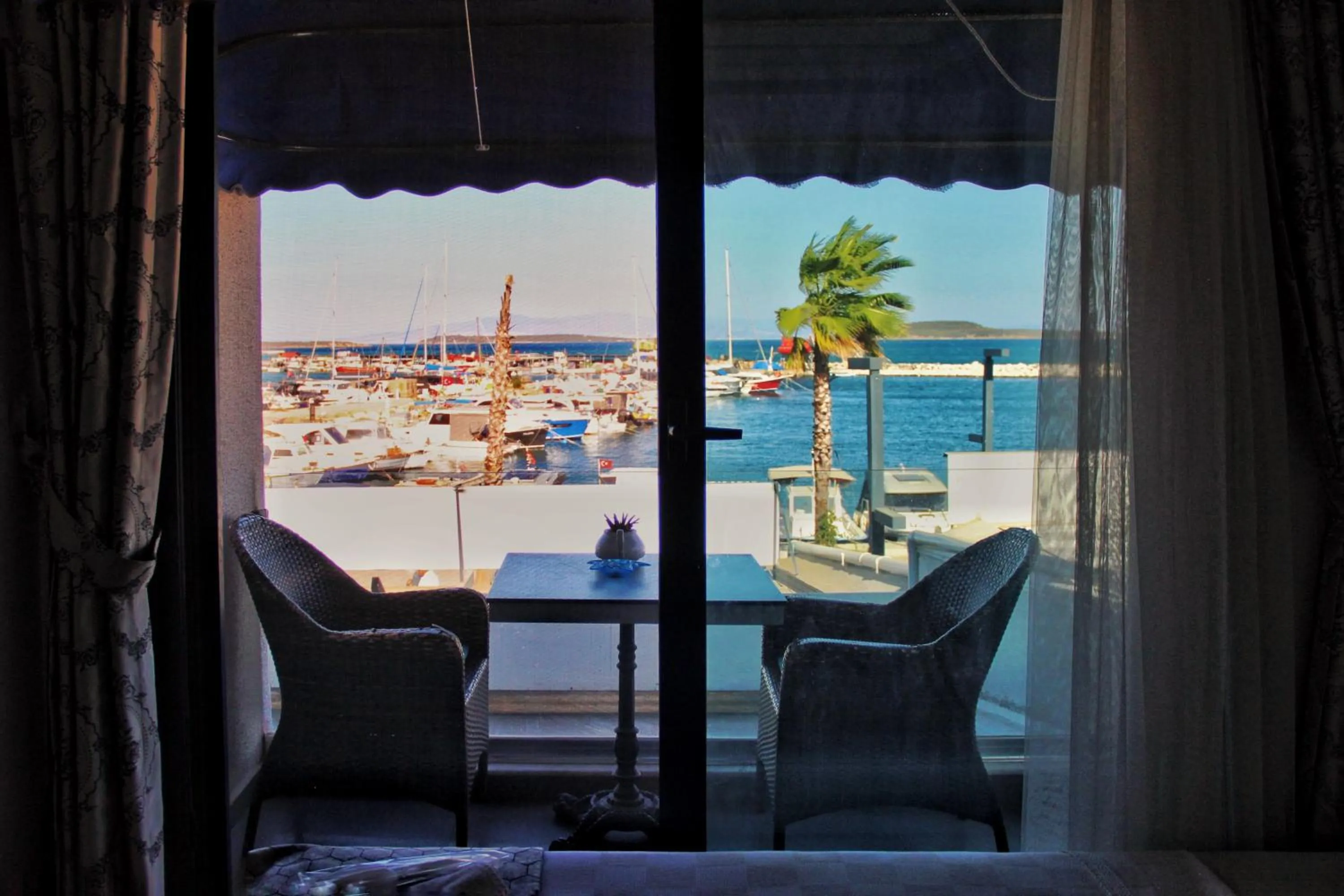 View (from property/room) in Urla Marin otel