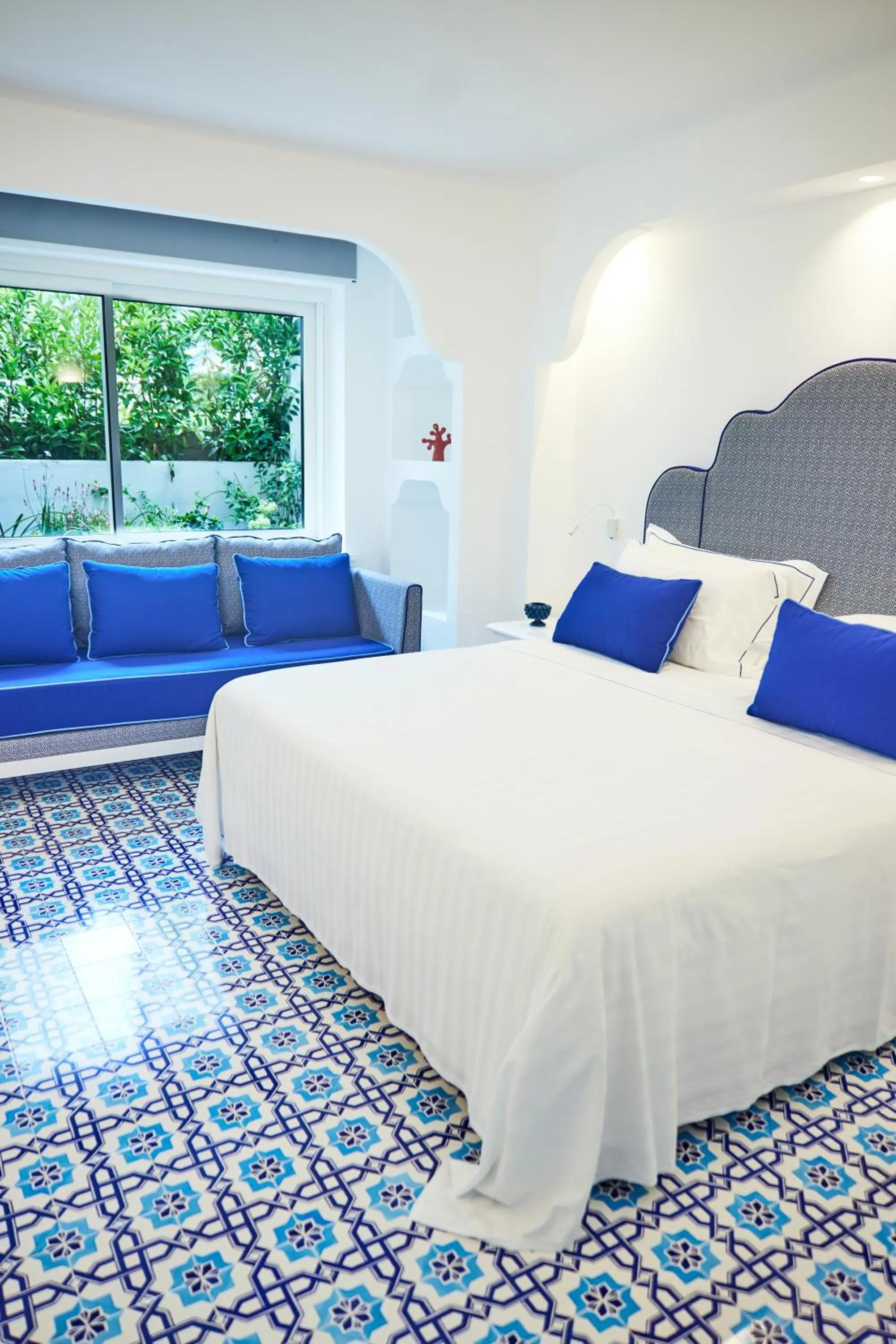 Bed in Oleandri Resort Paestum
