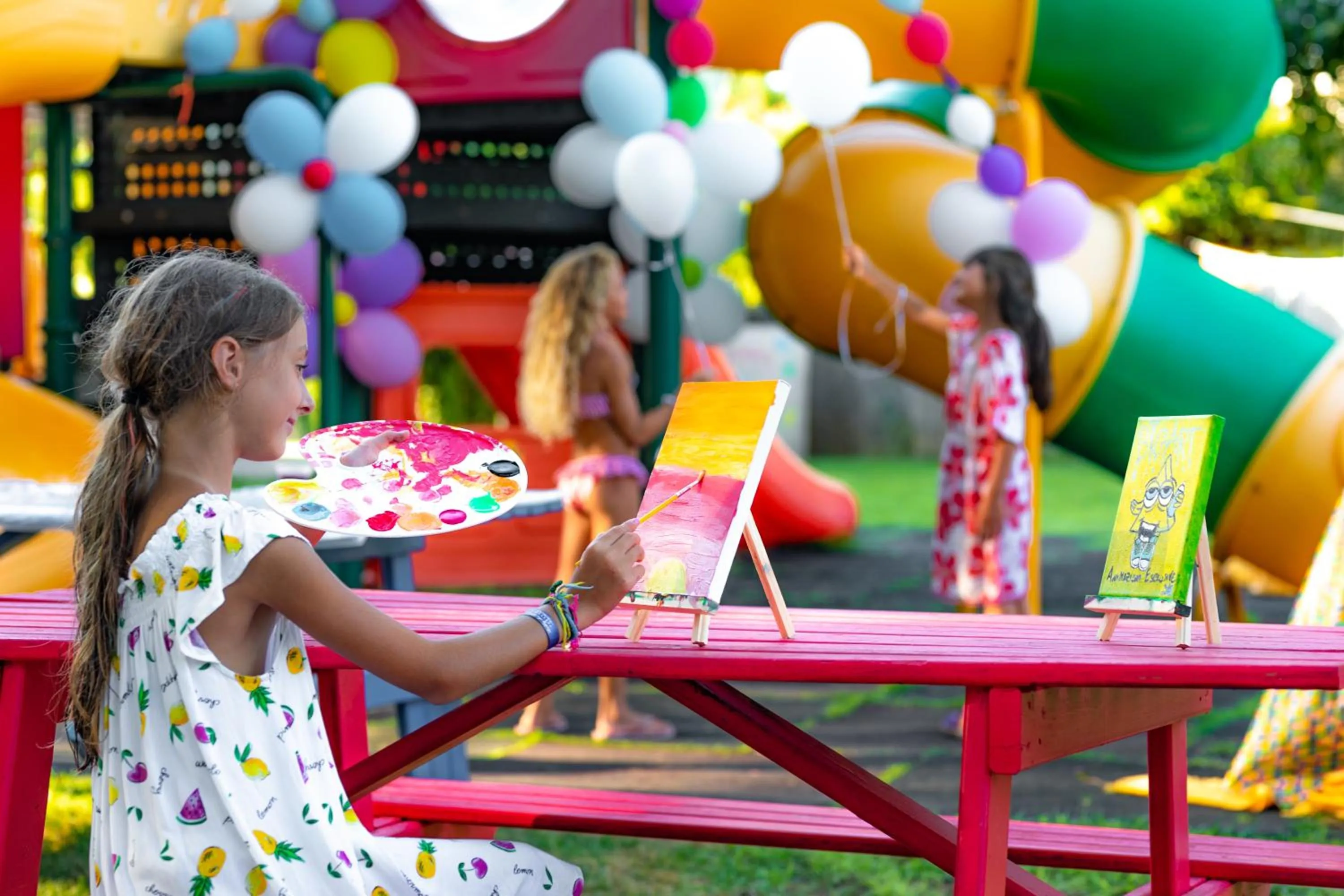 Children play ground in Oleandri Resort Paestum