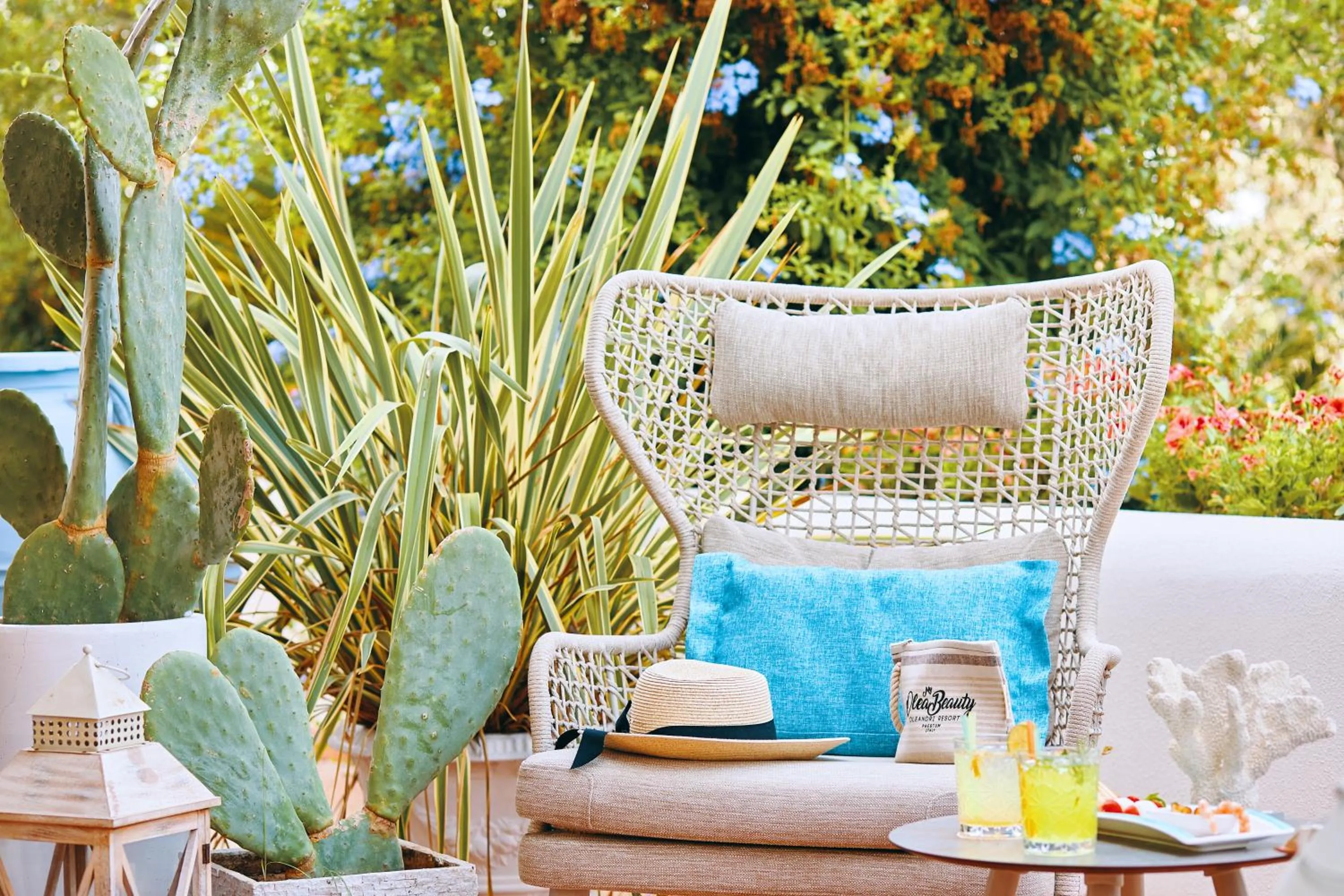 Garden in Oleandri Resort Paestum