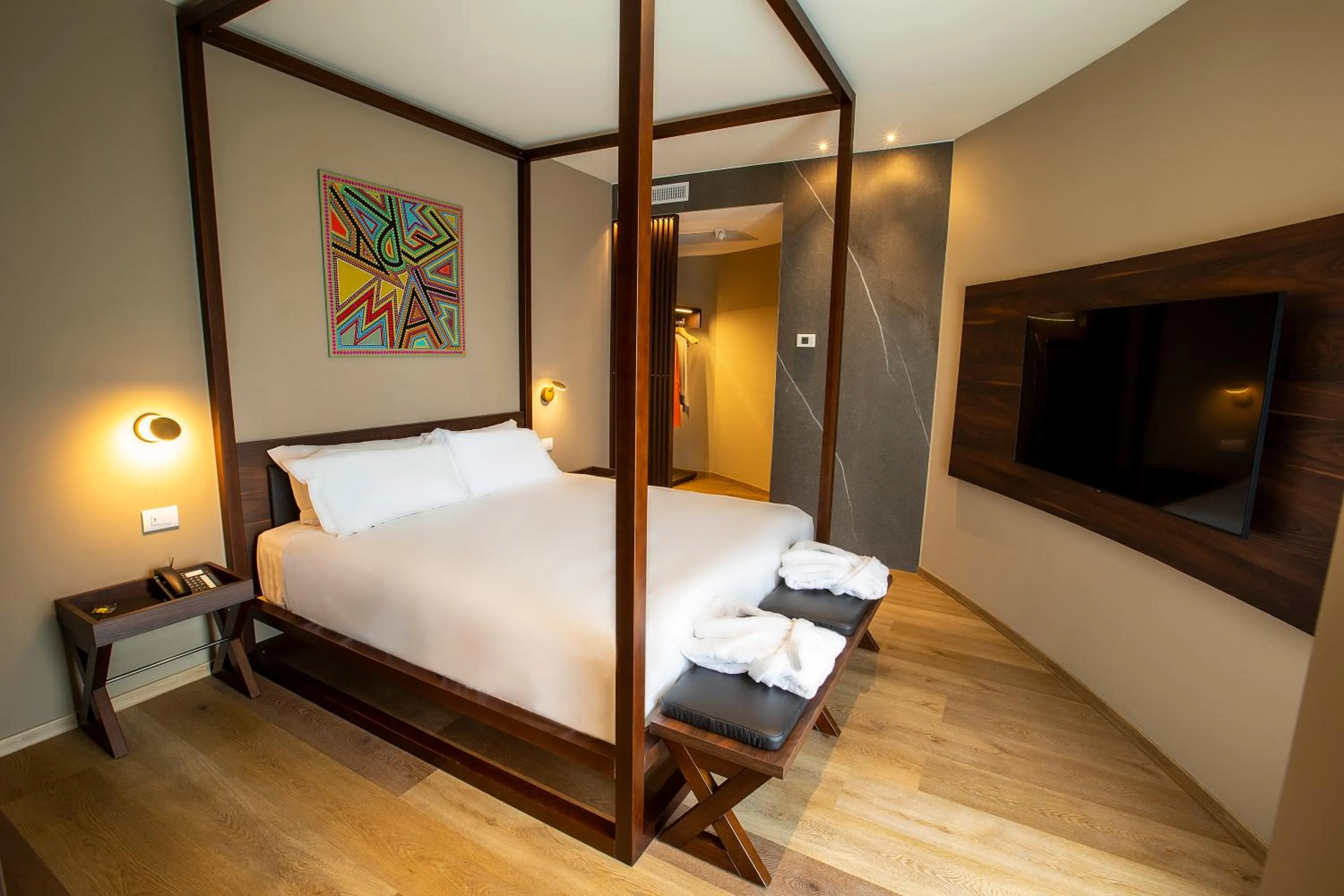 Bedroom, Bed in UNA HOTELS MH Matera