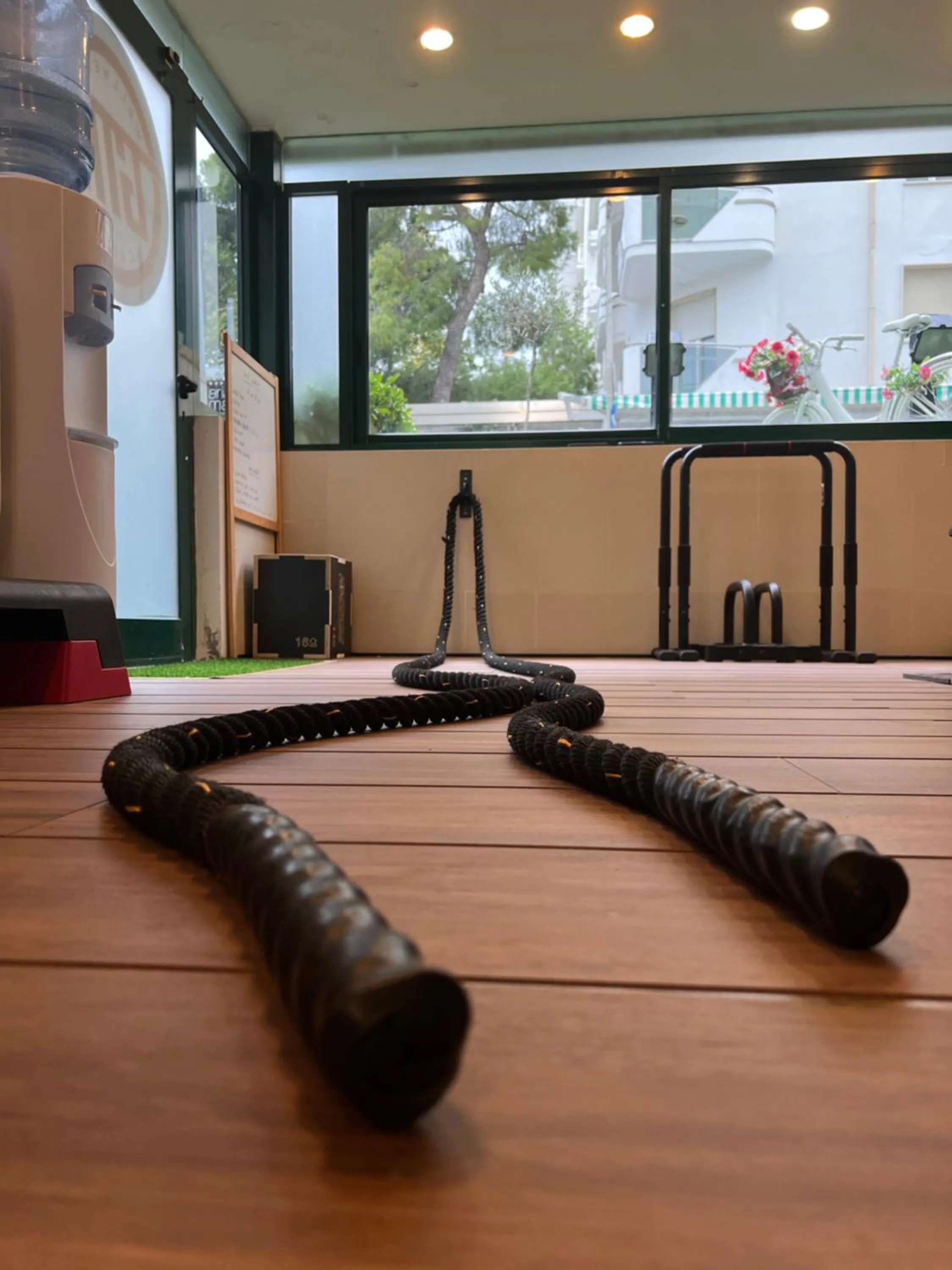 Fitness centre/facilities in Hotel Montecarlo - Vista Mare con Area Fitness