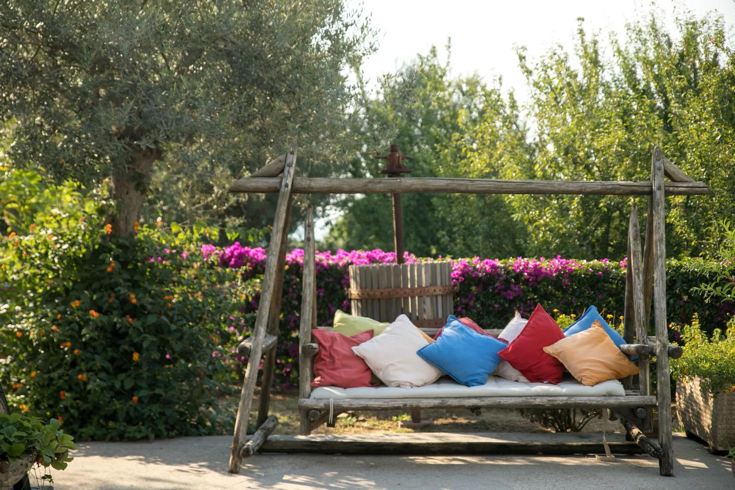 Patio in Hotel Al Mulino