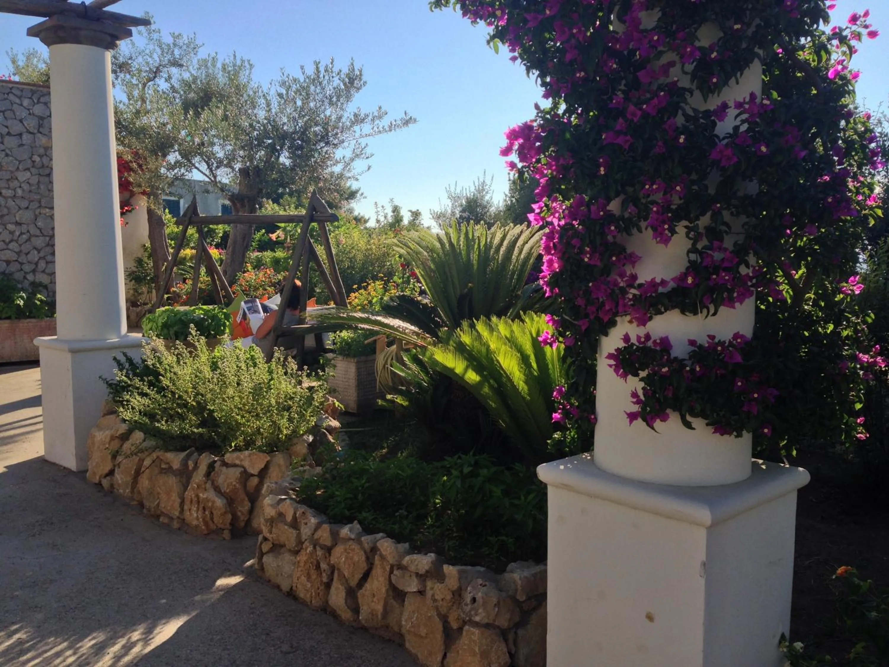Garden in Hotel Al Mulino