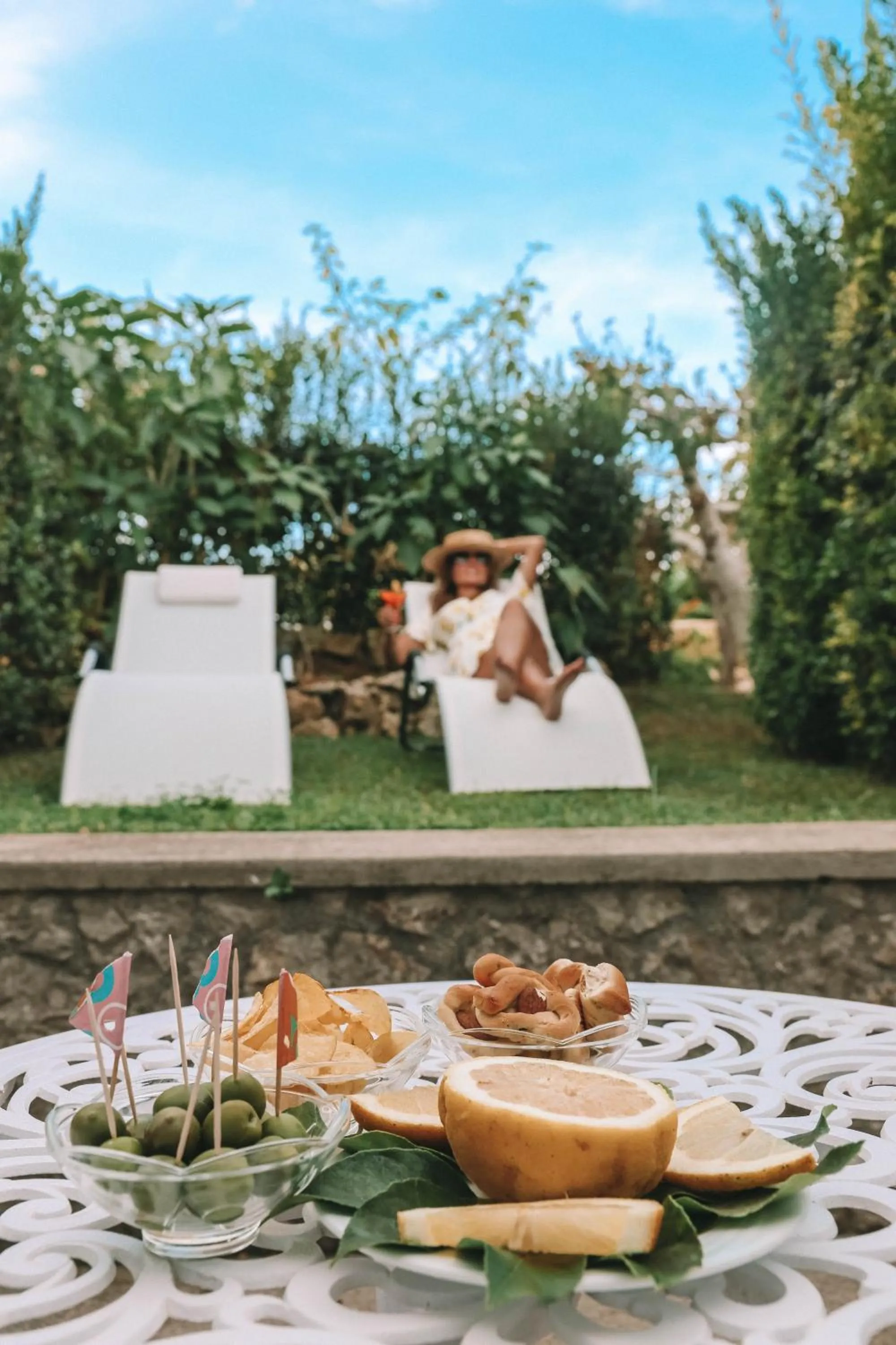 Garden in Hotel Al Mulino