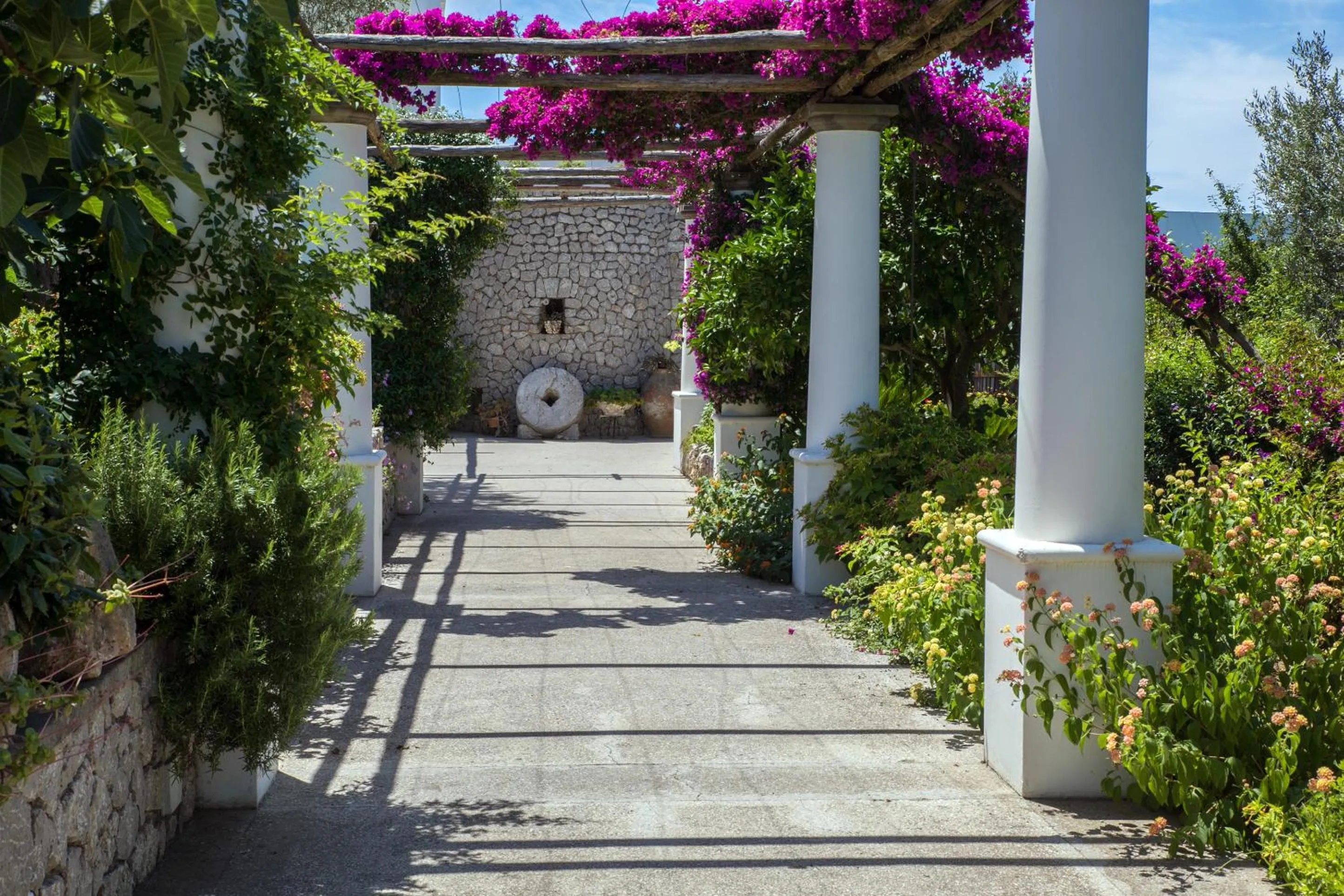 Patio in Hotel Al Mulino