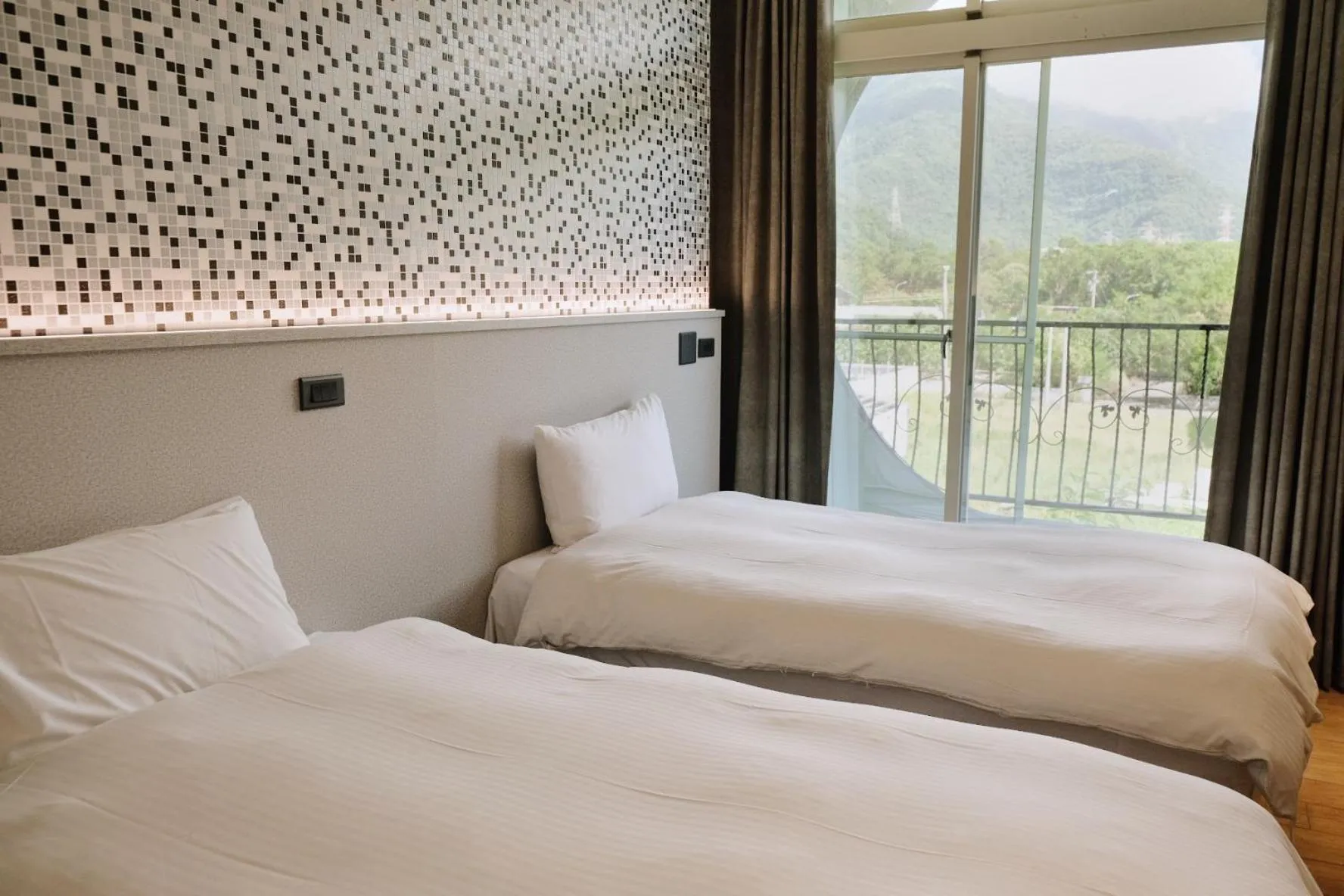 Bed in Hoping Mori Hotel