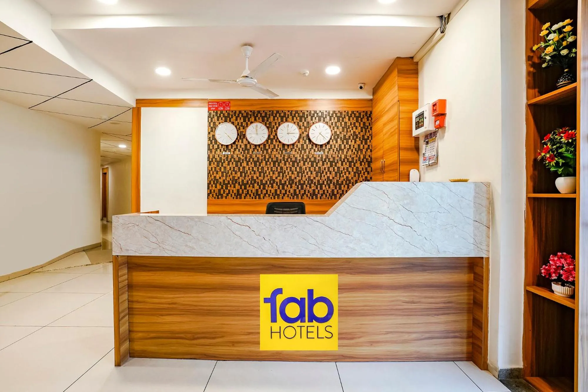 Lobby or reception in FabHotel Silver Inn