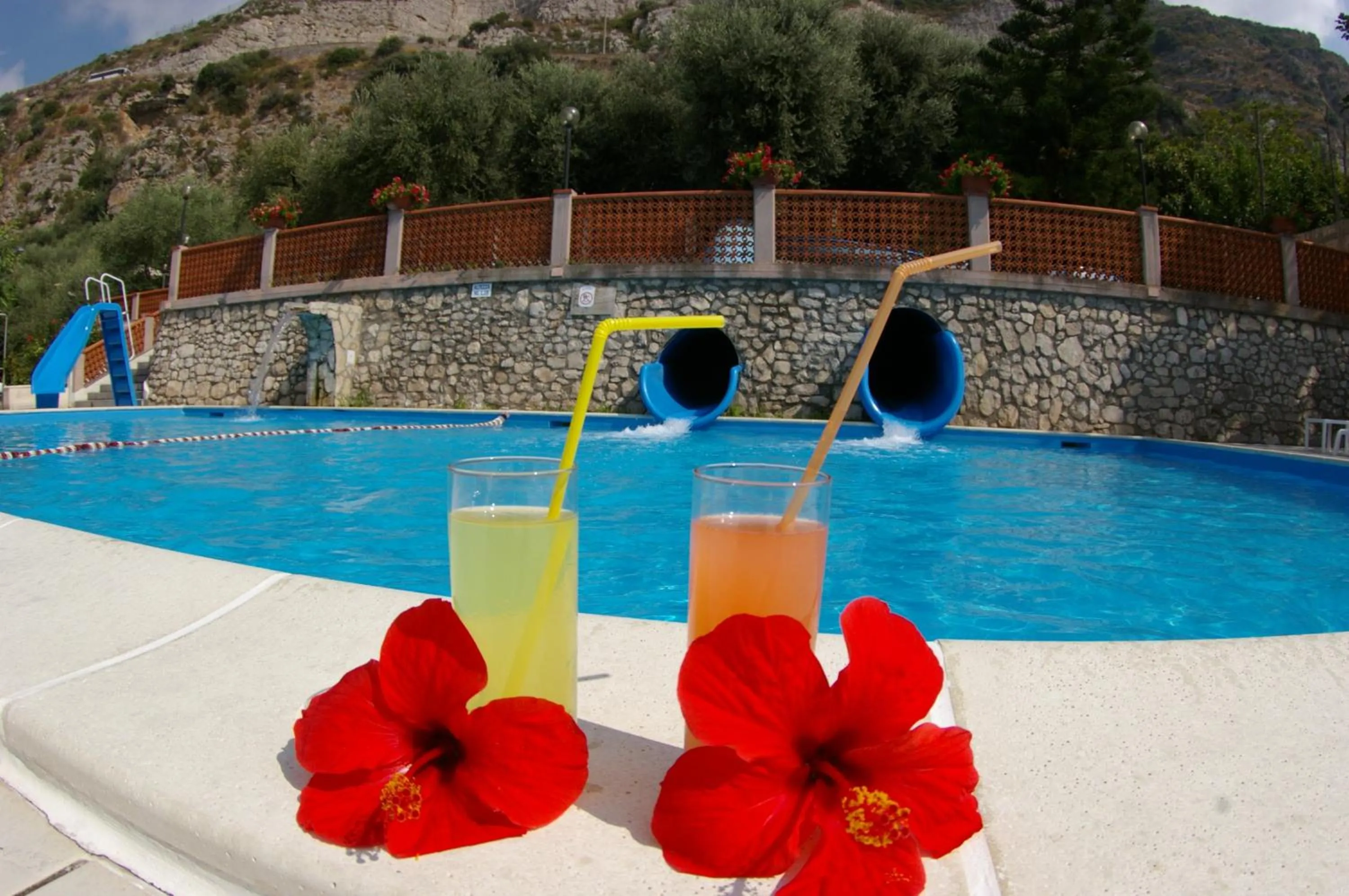 Swimming pool in Bleu Village