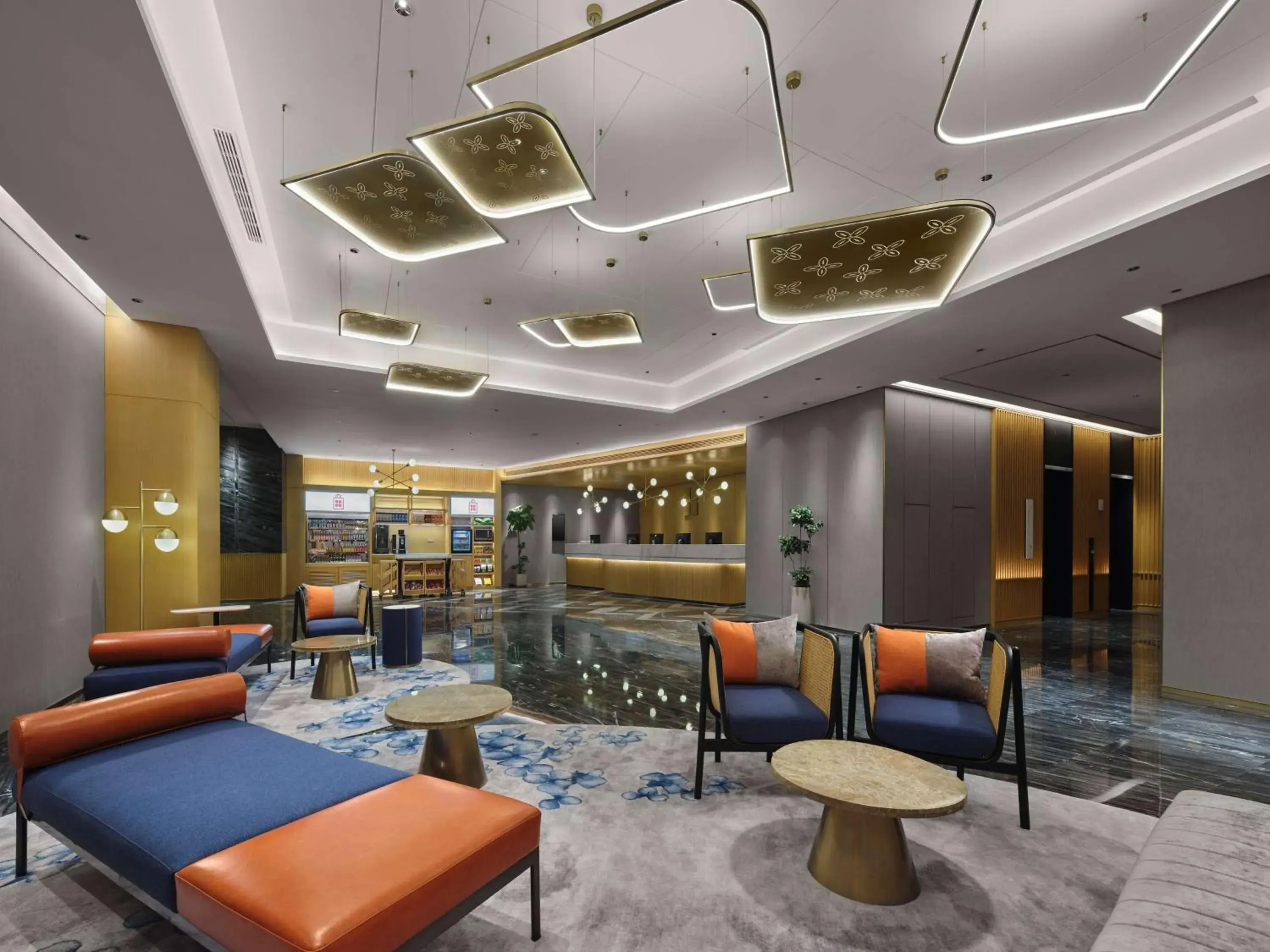 Lobby or reception in Hilton Garden Inn Huzhou Anji Phoenix Mountain Lobby or reception in Hilton Garden Inn Huzhou Anji Phoenix Mountain