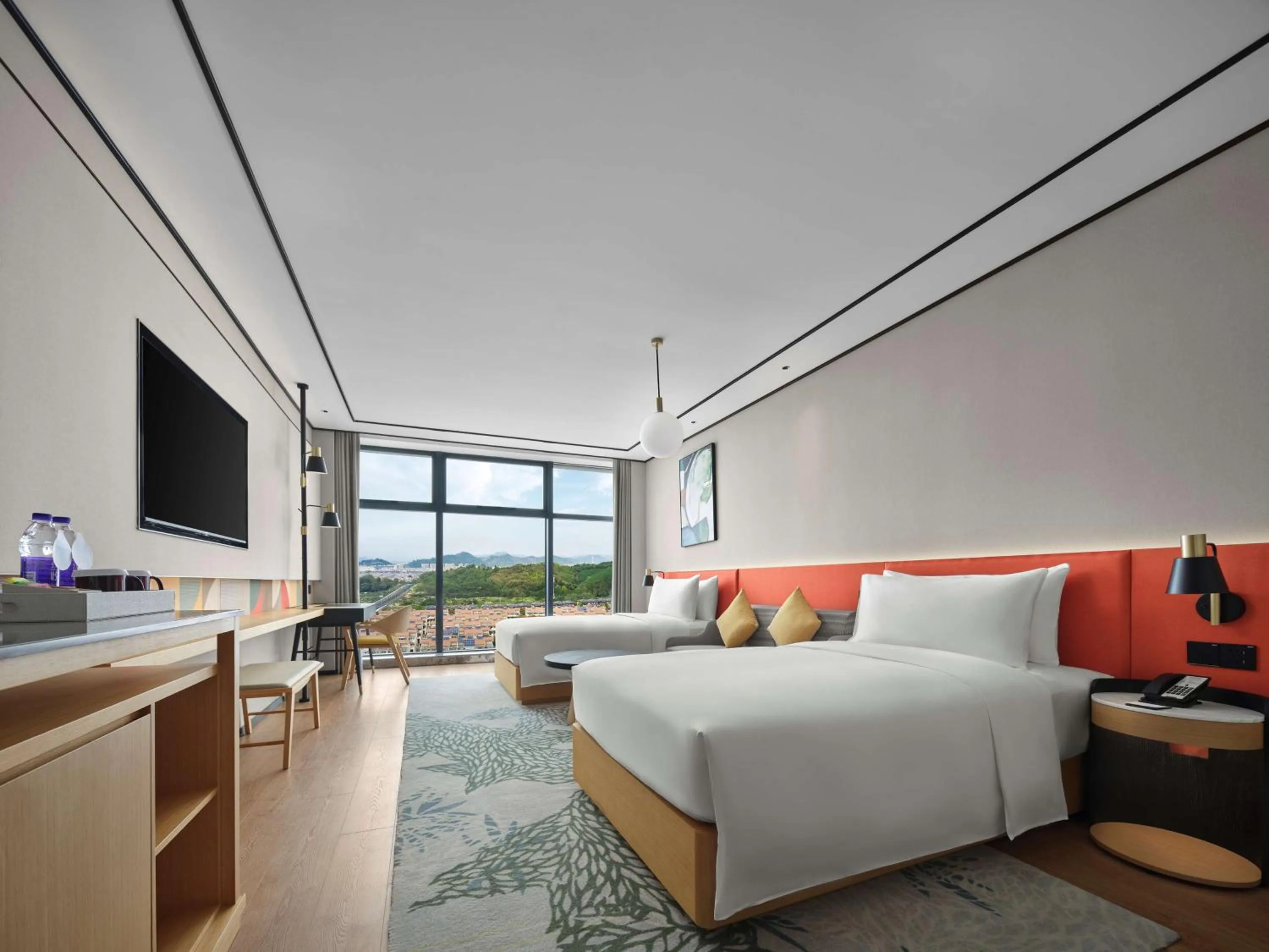 Bedroom in Hilton Garden Inn Huzhou Anji Phoenix Mountain