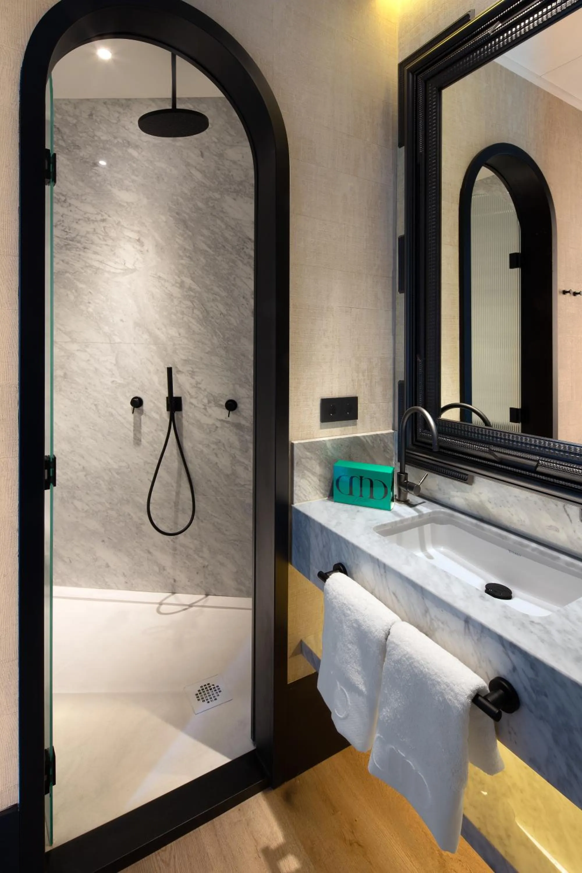 Shower in Hotel Montera Madrid, Curio Collection By Hilton