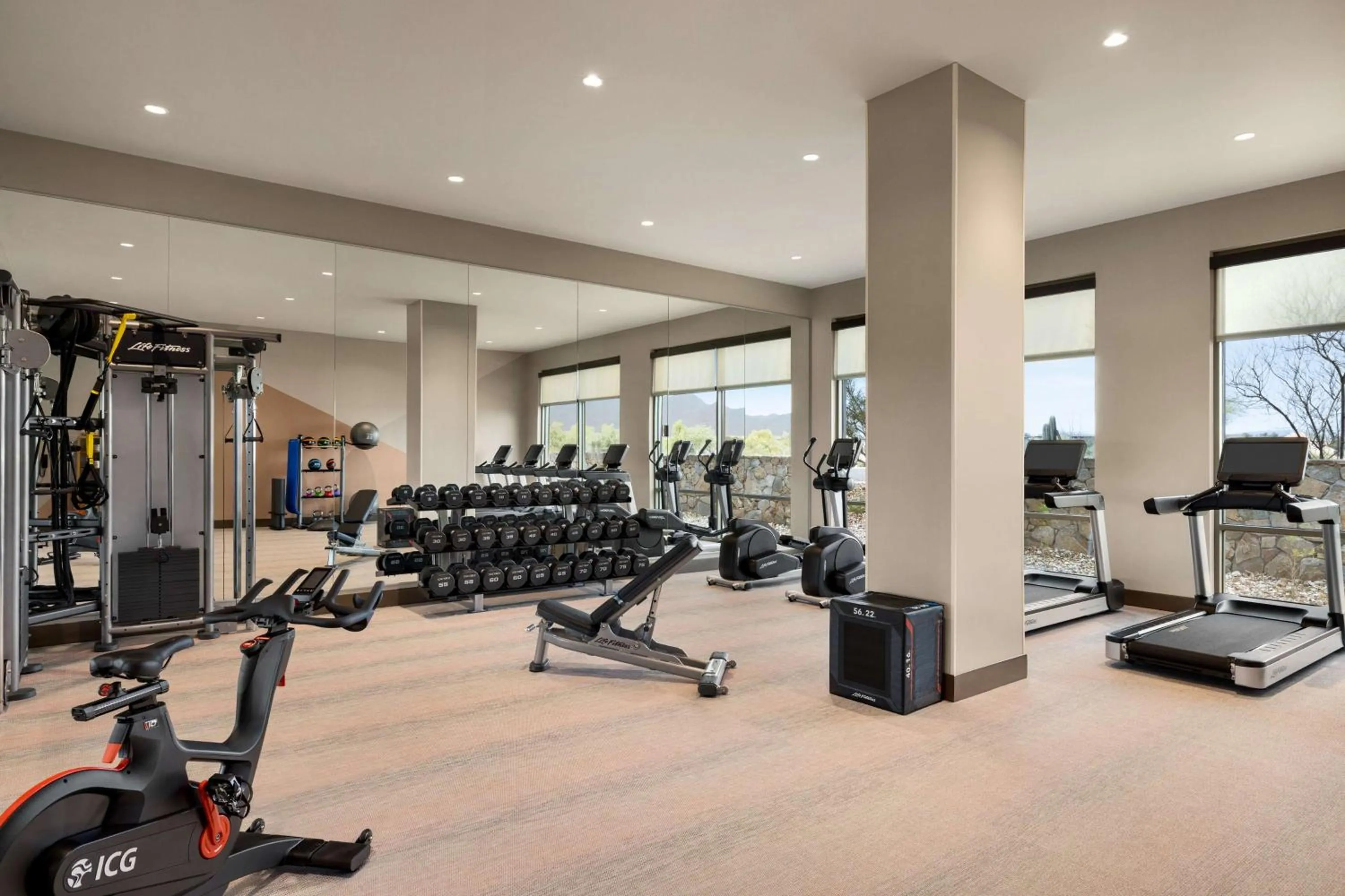 Fitness centre/facilities in Hilton North Scottsdale At Cavasson