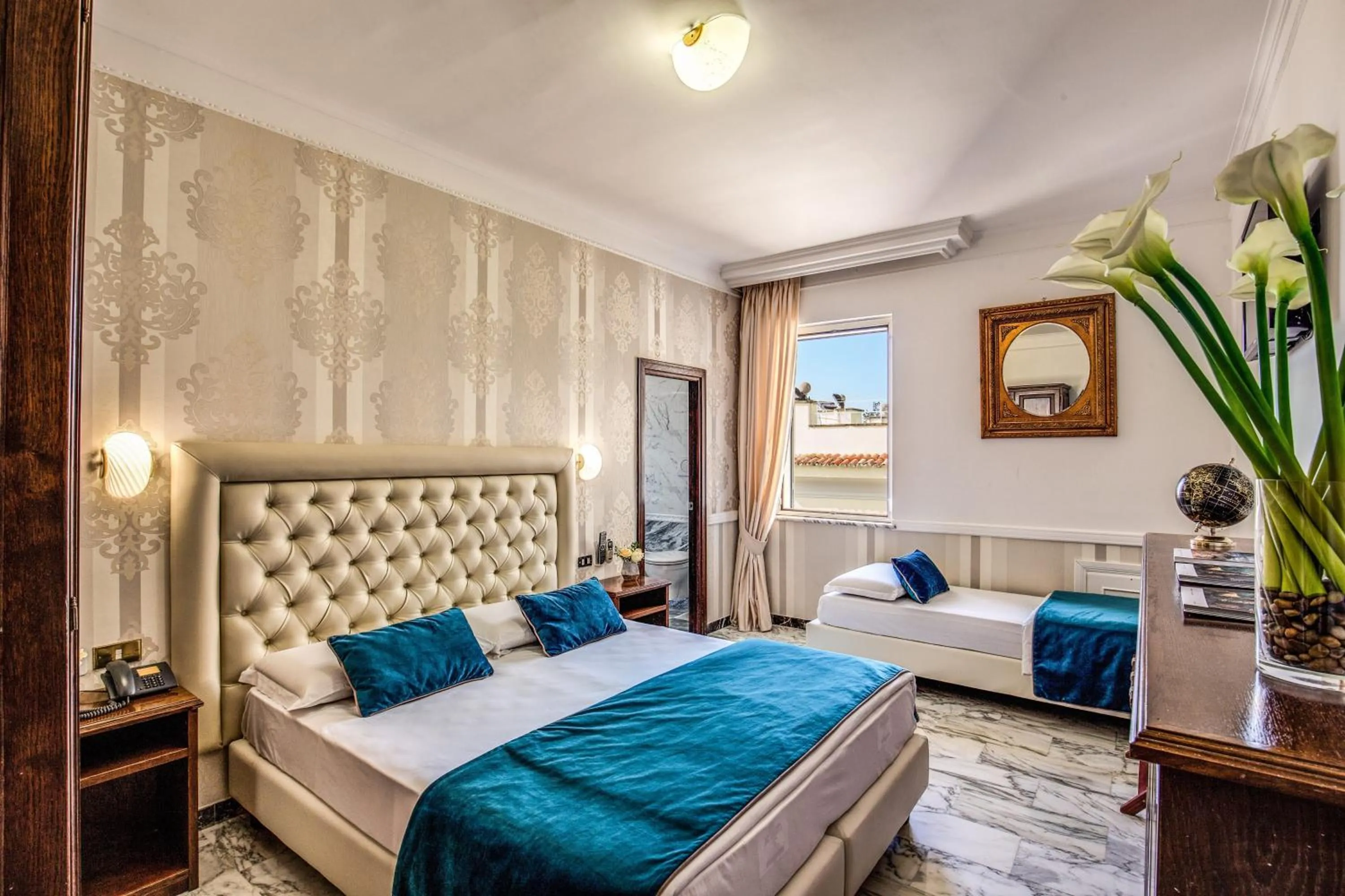 Bed in Hotel Castel Vecchio