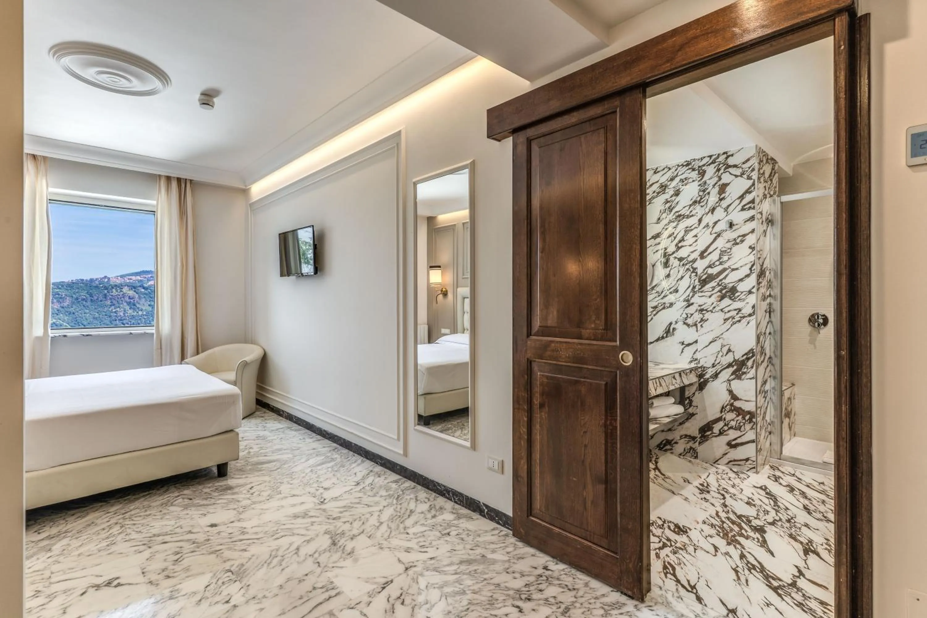 Bed in Hotel Castel Vecchio