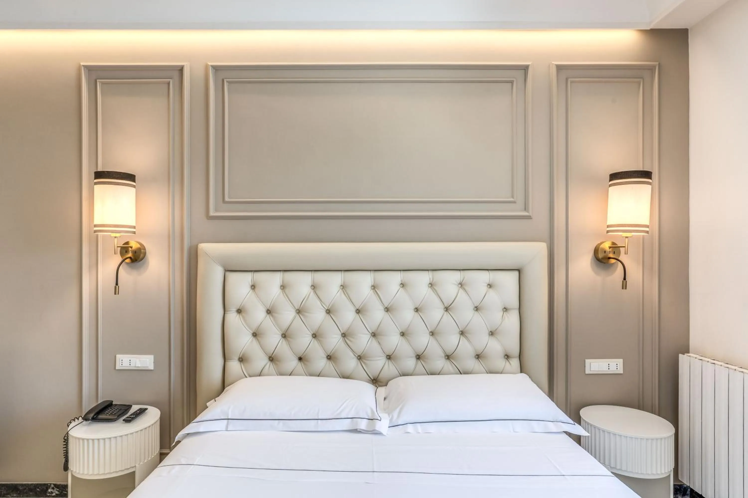 Bed in Hotel Castel Vecchio