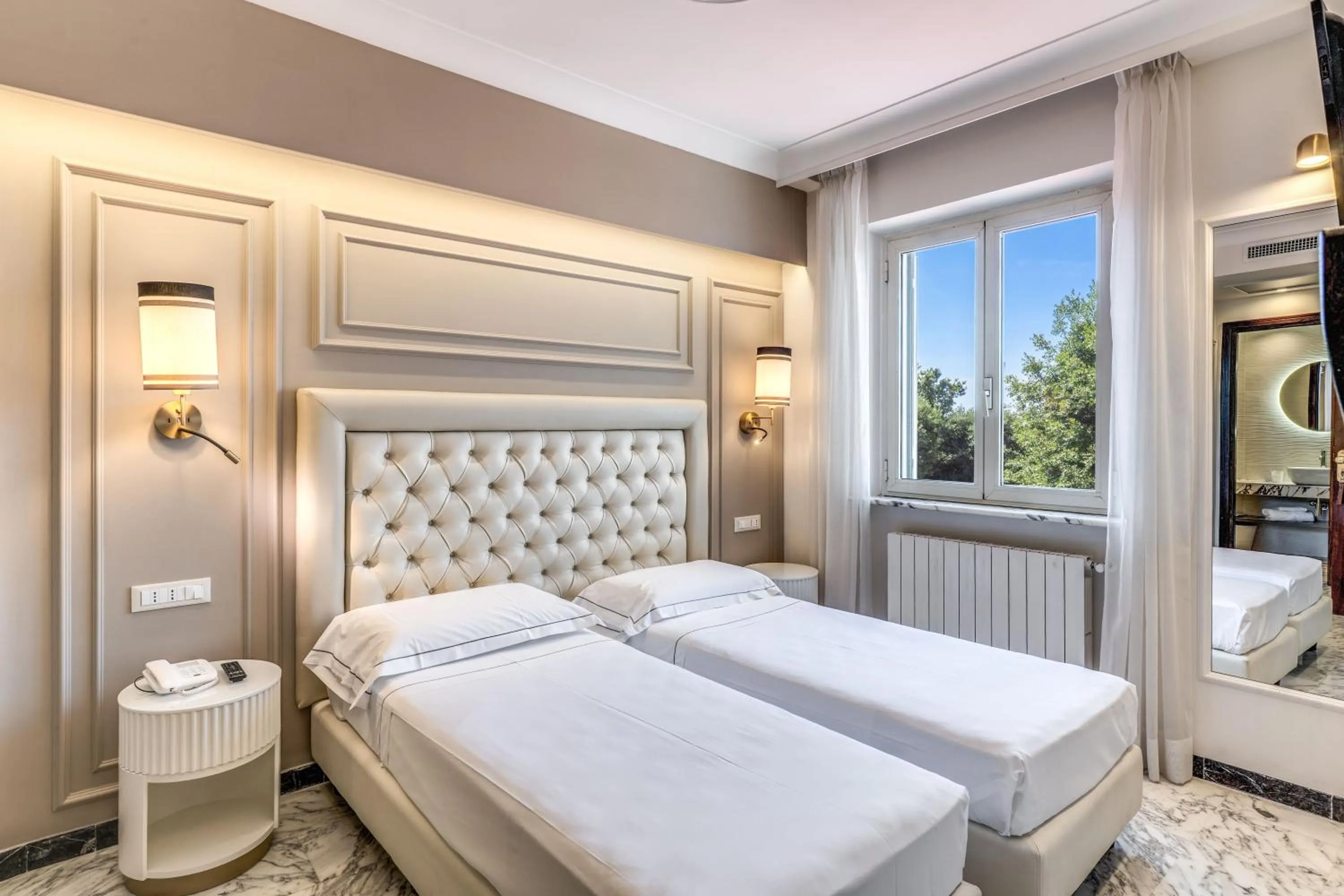 Bed in Hotel Castel Vecchio