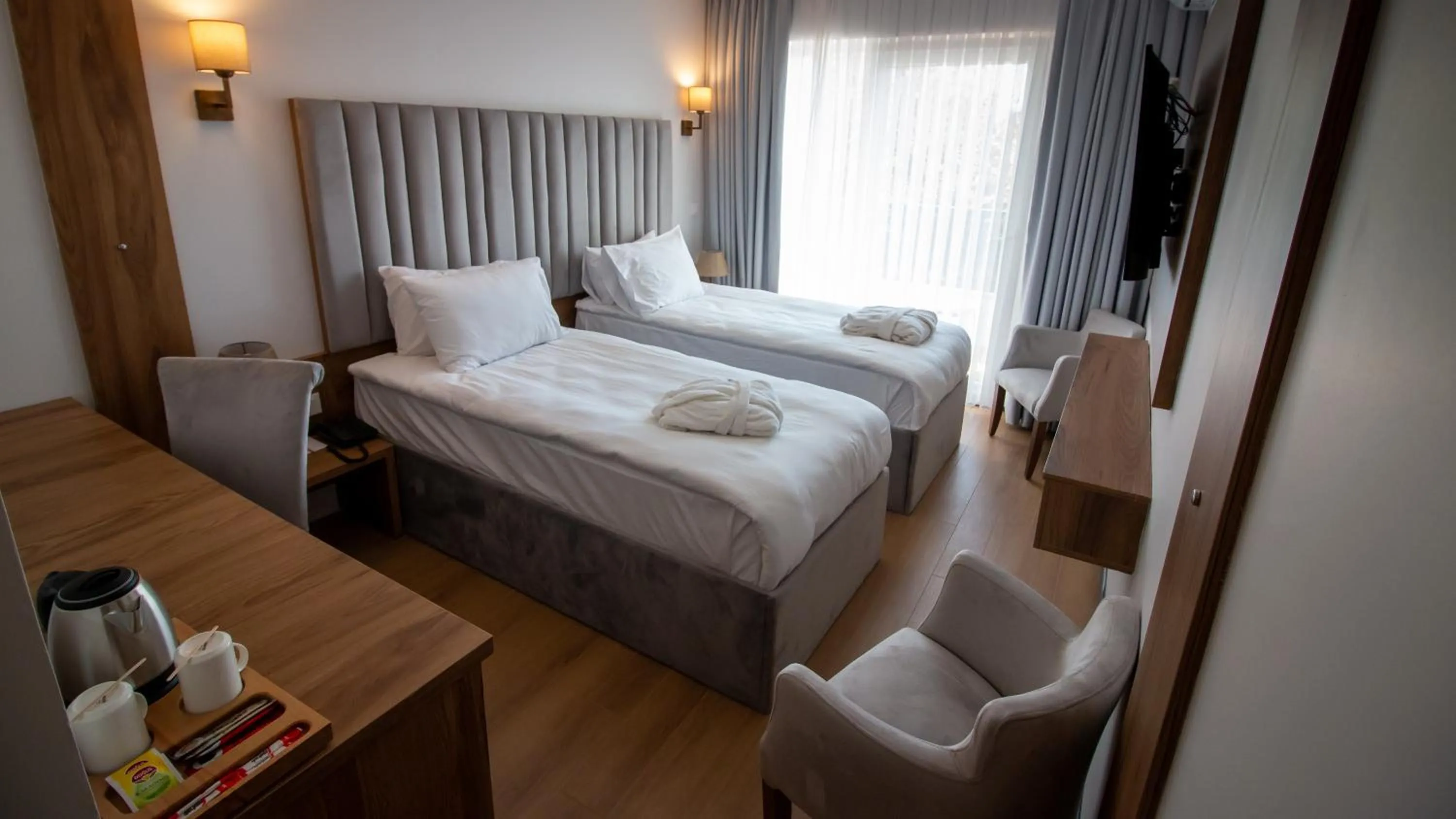 Bed in Lake Life Hotel