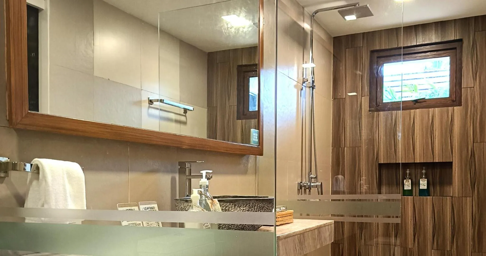 Shower in TAG Resort