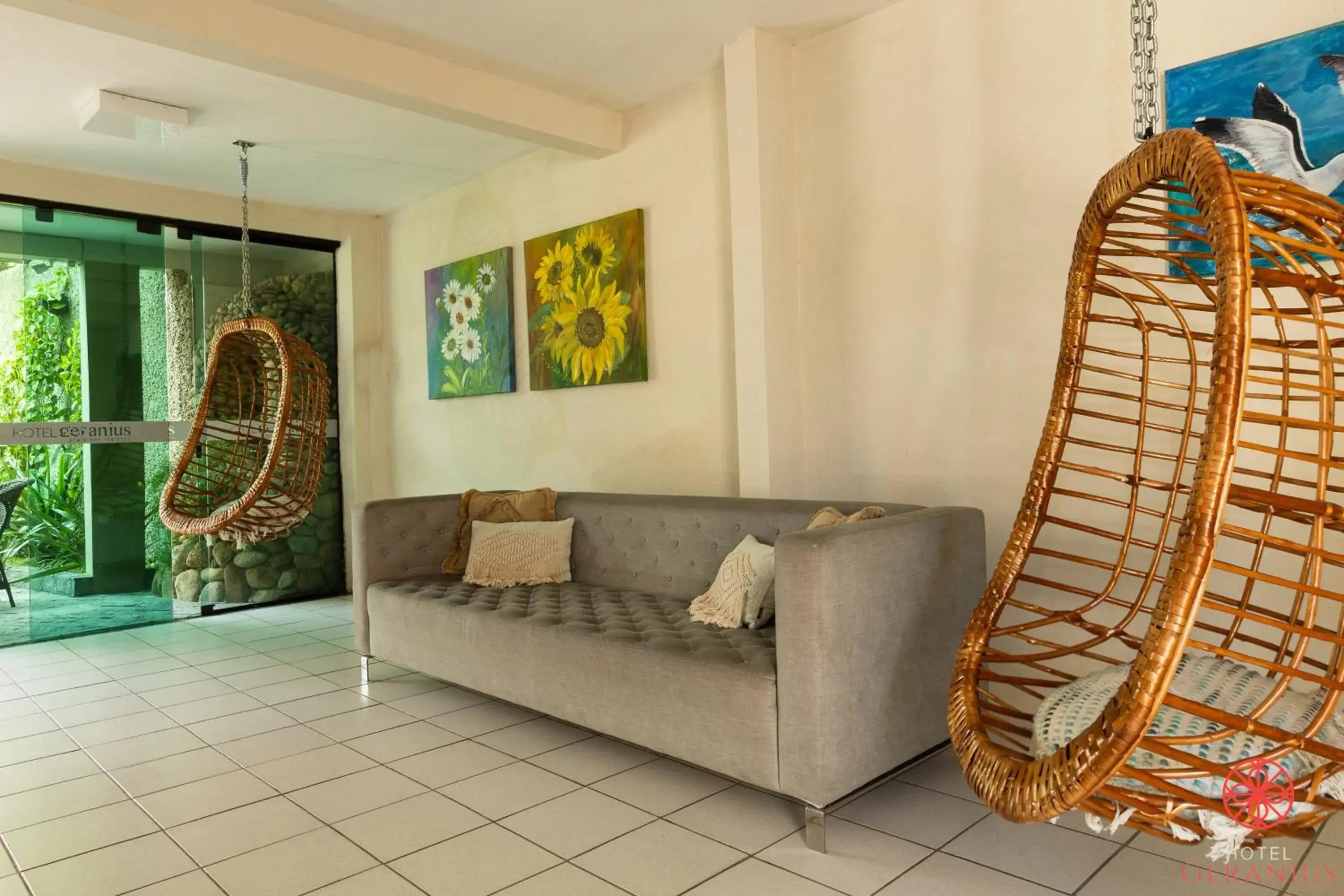 Living room in Hotel Geranius Ingleses Living room in Hotel Geranius Ingleses