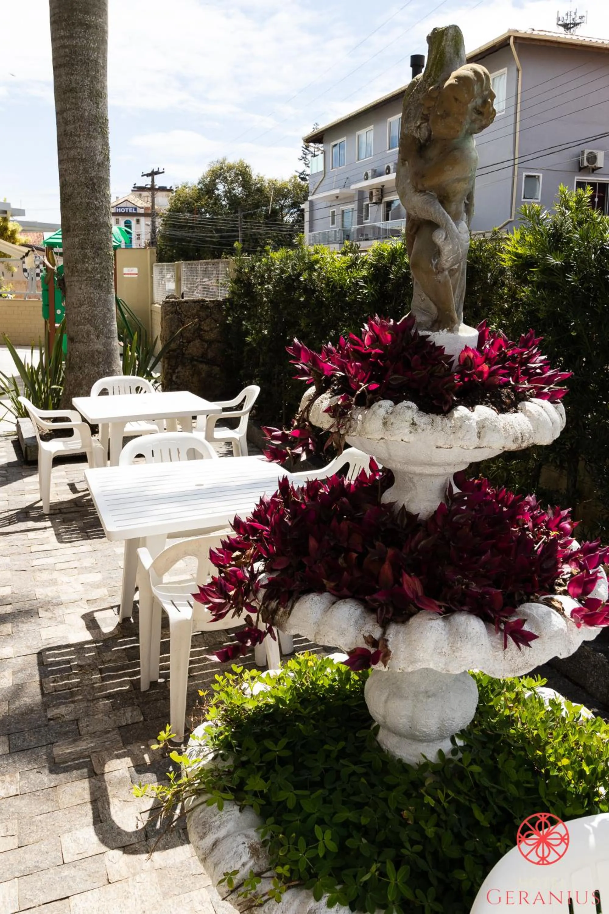 Patio in Hotel Geranius Ingleses
