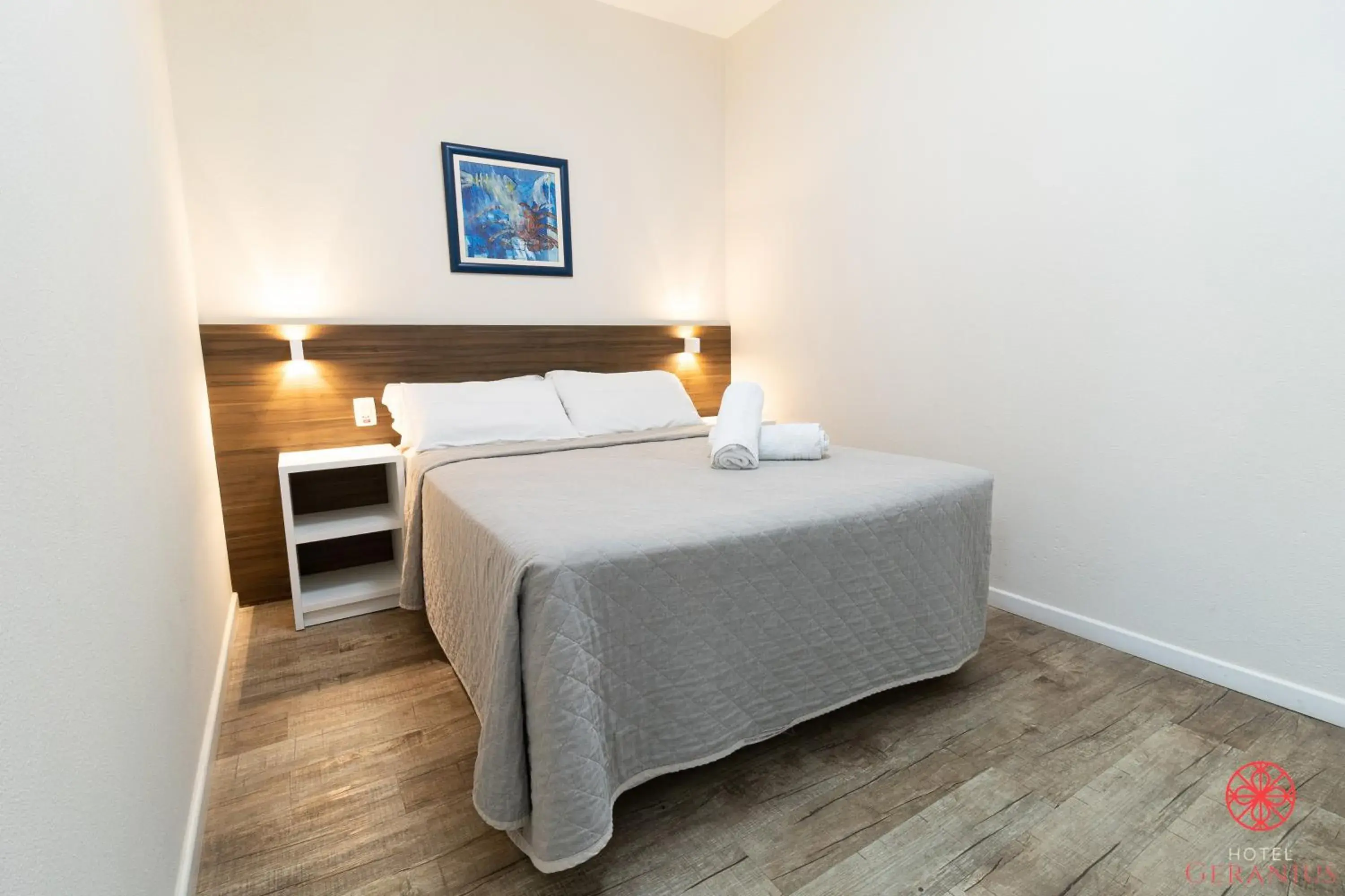 Bed in Hotel Geranius Ingleses Bed in Hotel Geranius Ingleses