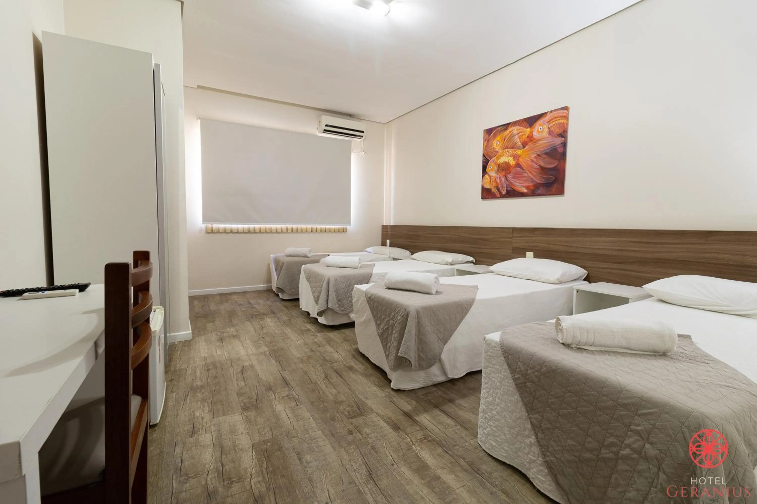 Bed in Hotel Geranius Ingleses