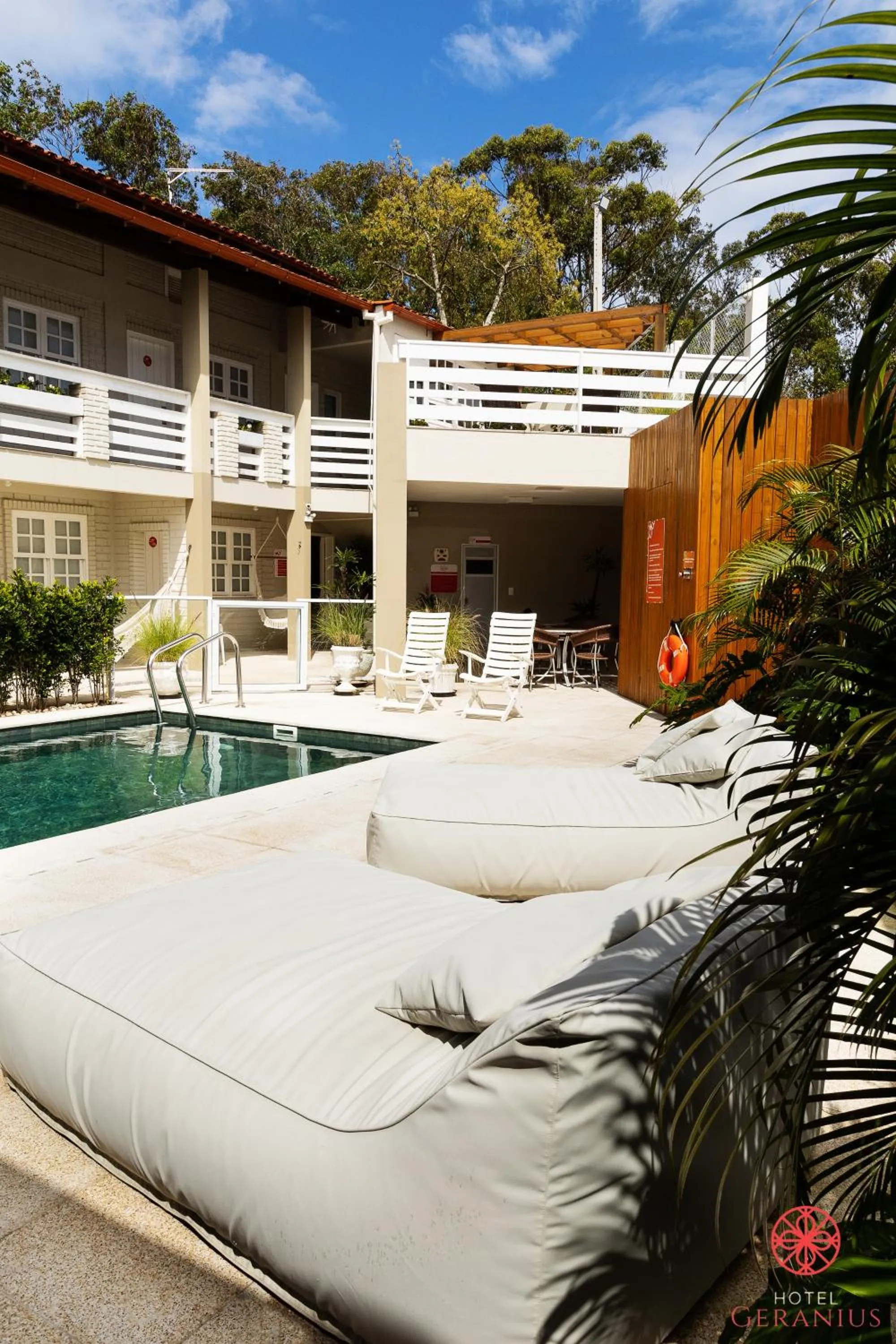 Patio in Hotel Geranius Ingleses
