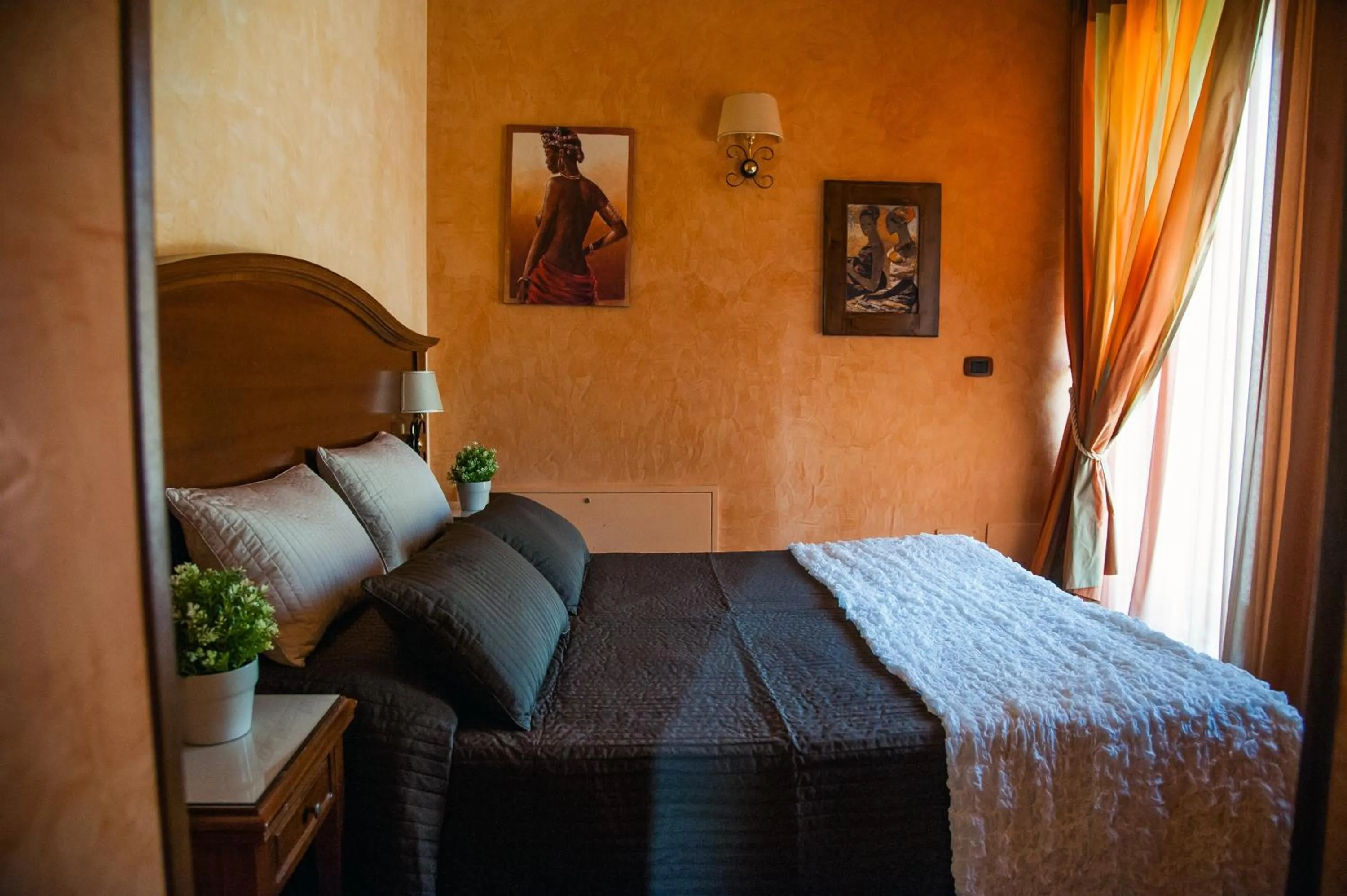 Bedroom, Bed in Hotel Al Ritrovo