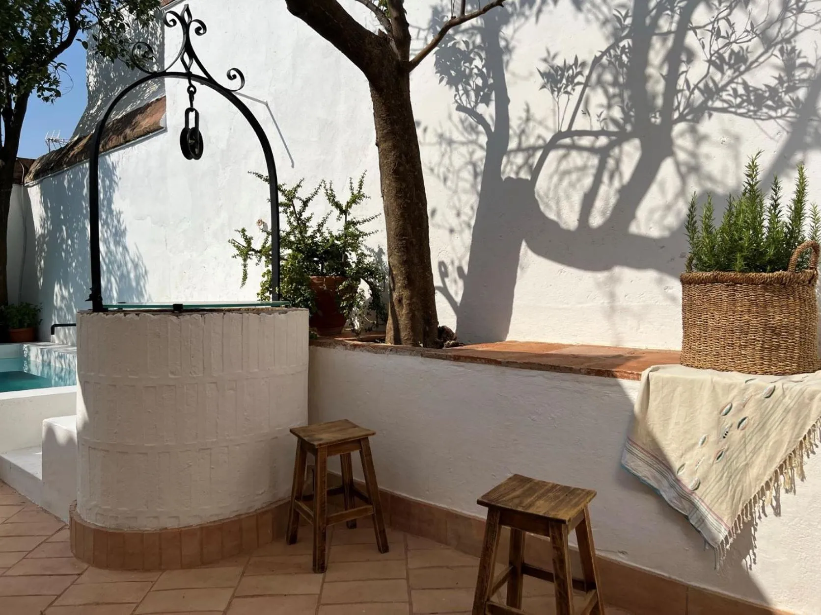 Patio in Hotel Casa Ernestina