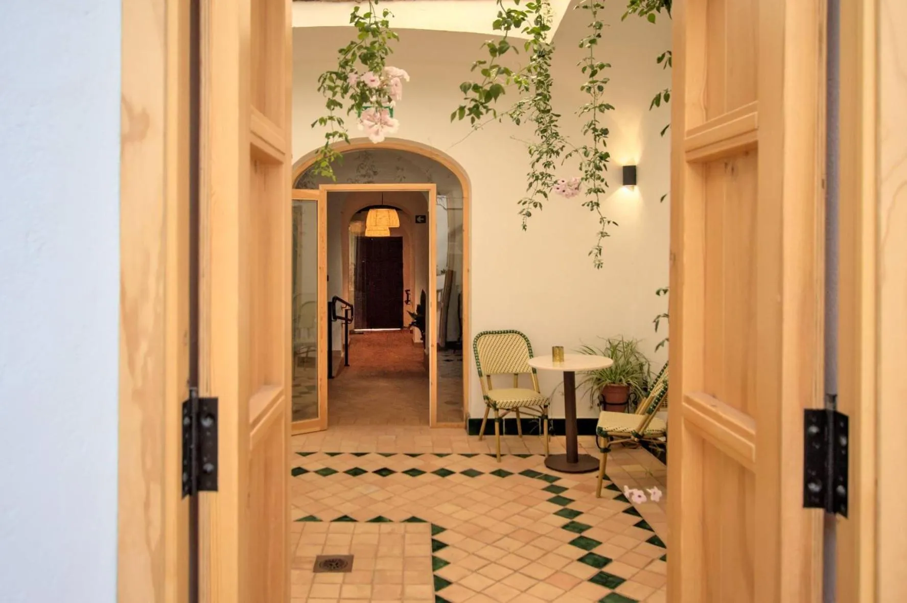 Patio in Hotel Casa Ernestina