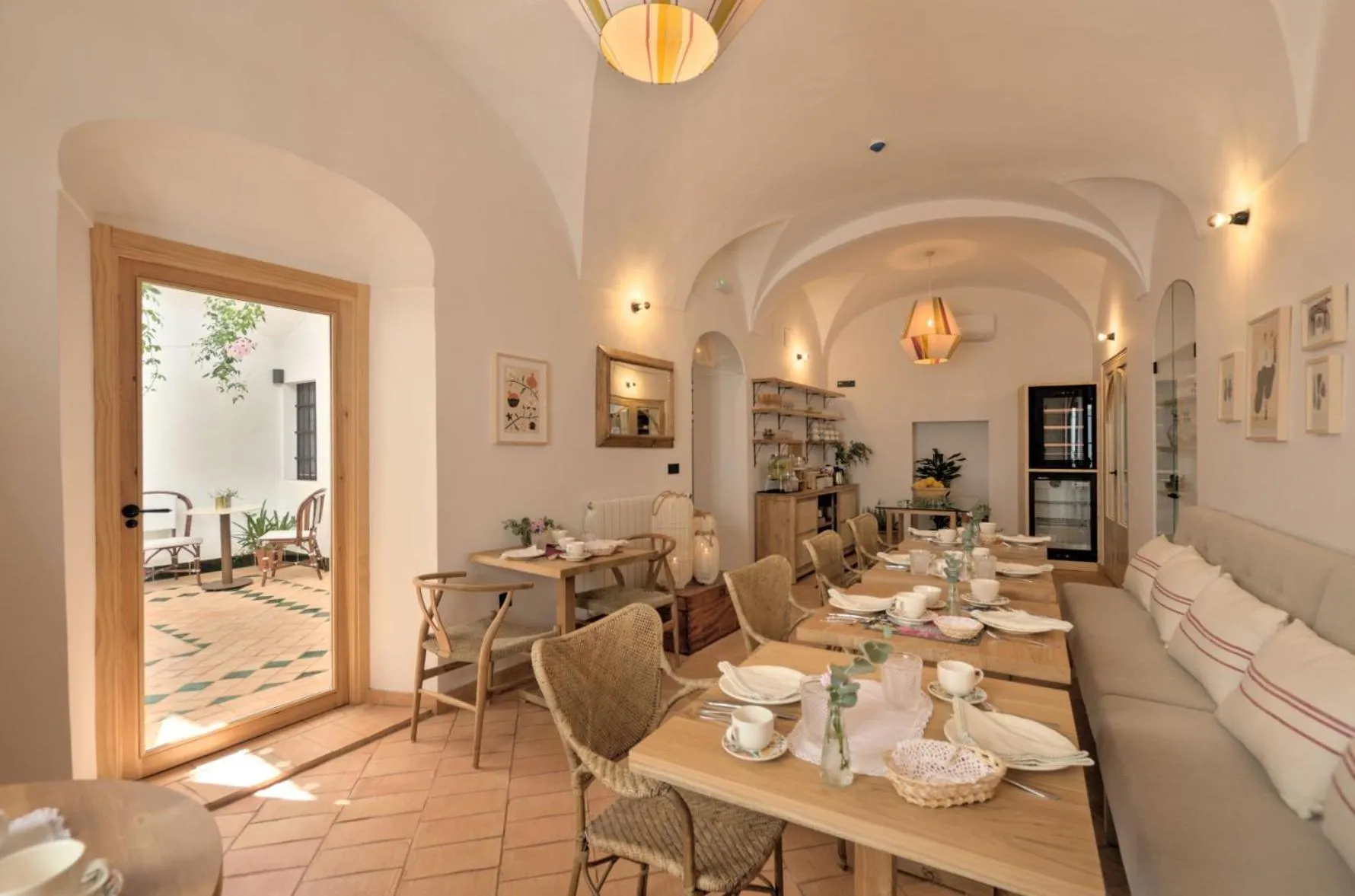 Patio in Hotel Casa Ernestina