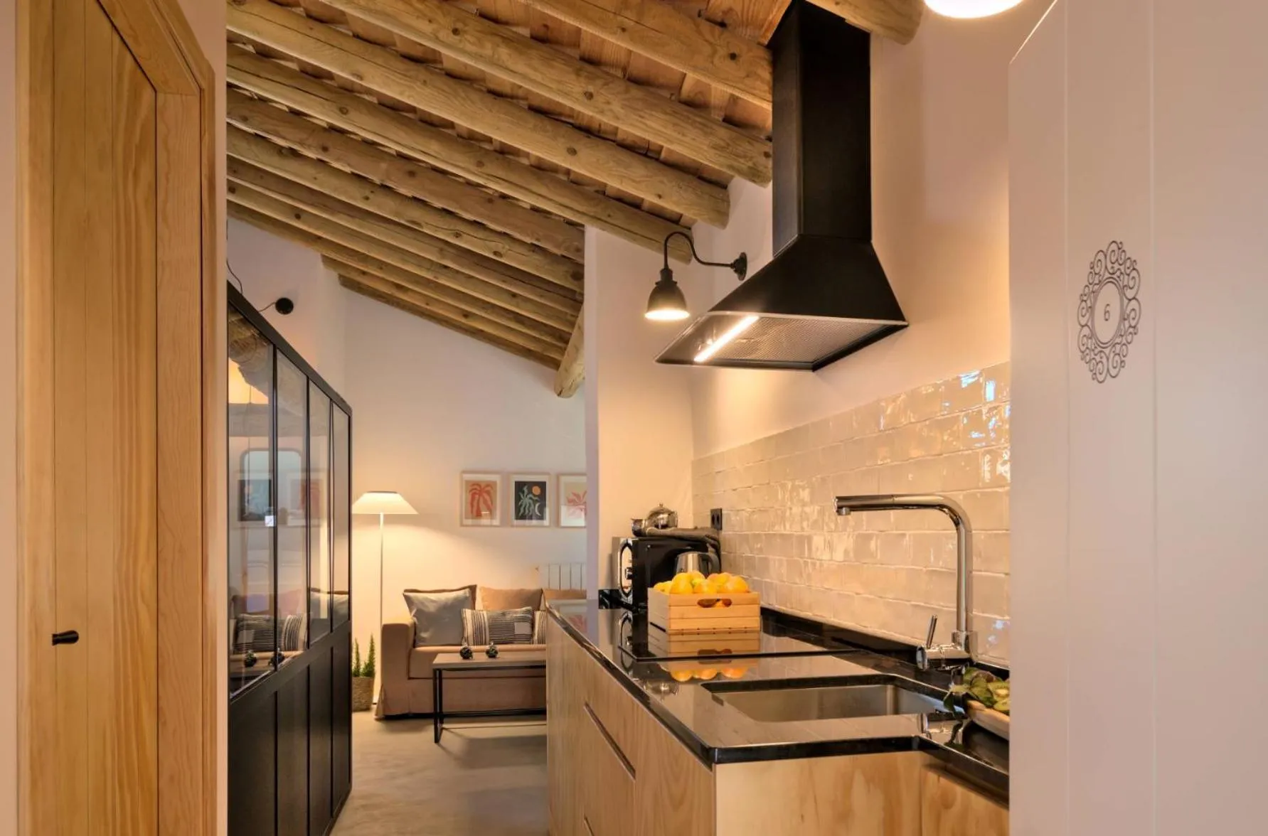 Kitchen or kitchenette in Hotel Casa Ernestina