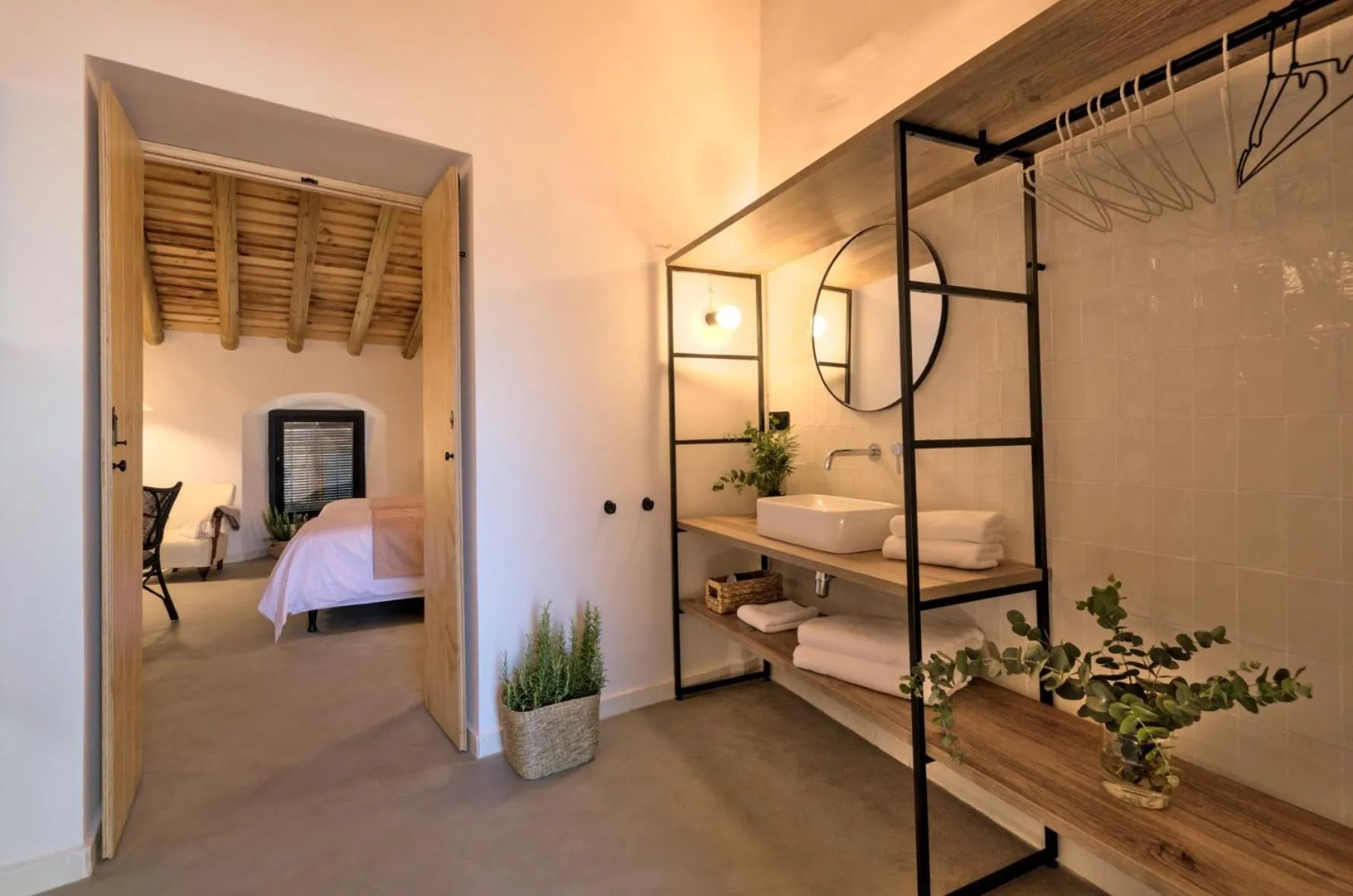 Bathroom, Bed in Hotel Casa Ernestina