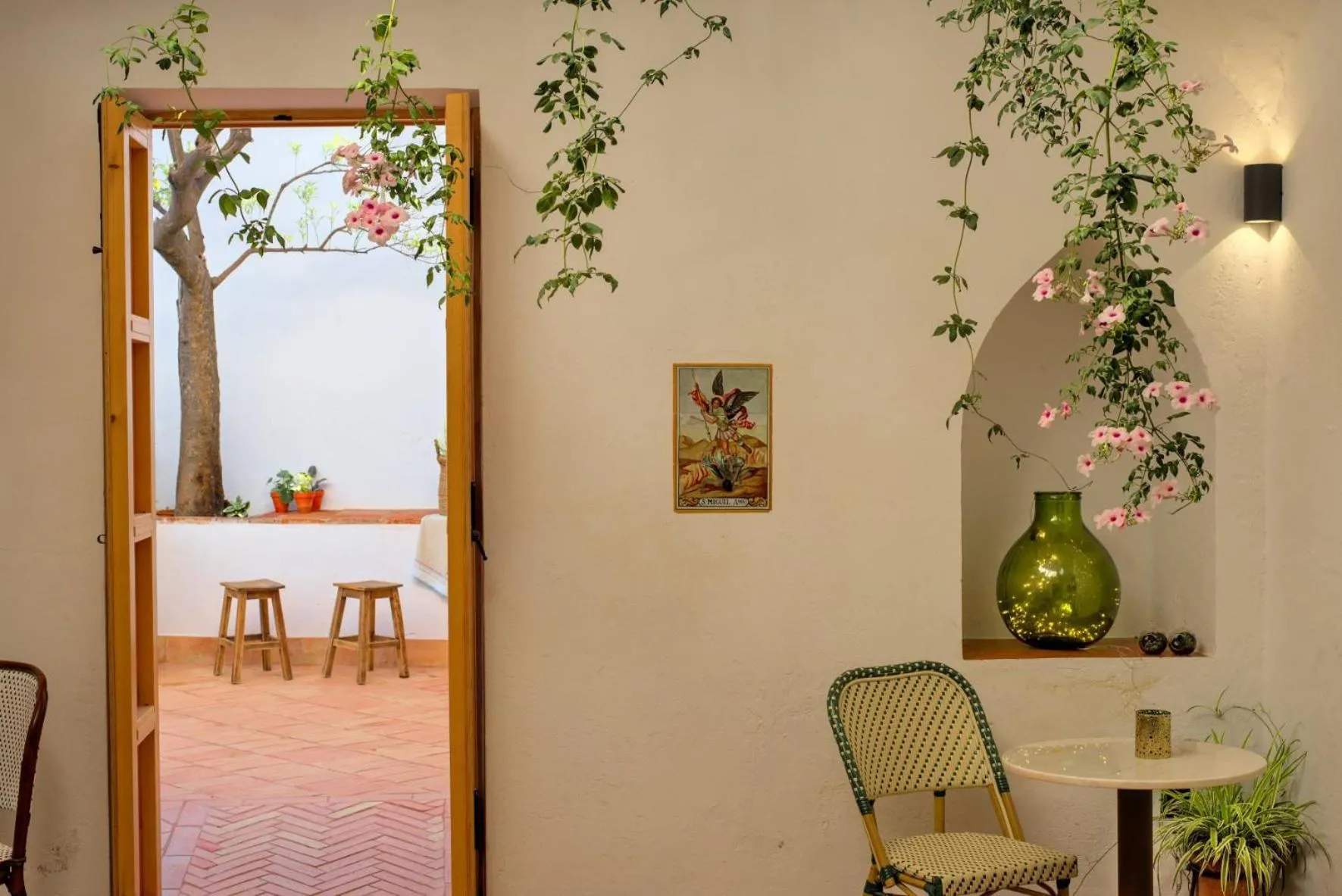 Patio in Hotel Casa Ernestina