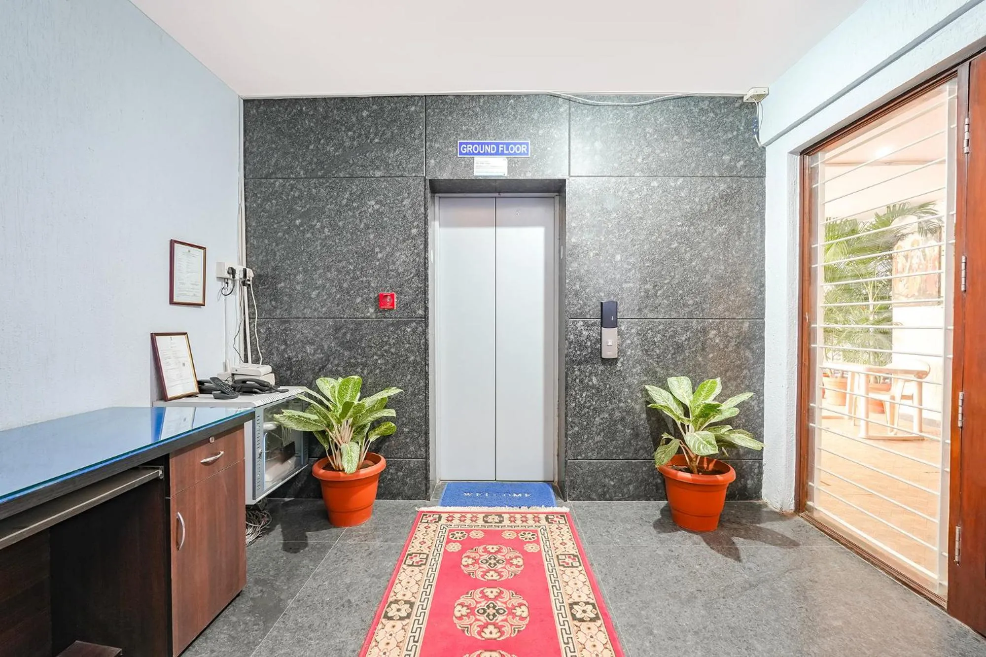 elevator in Windfall Service Apartment