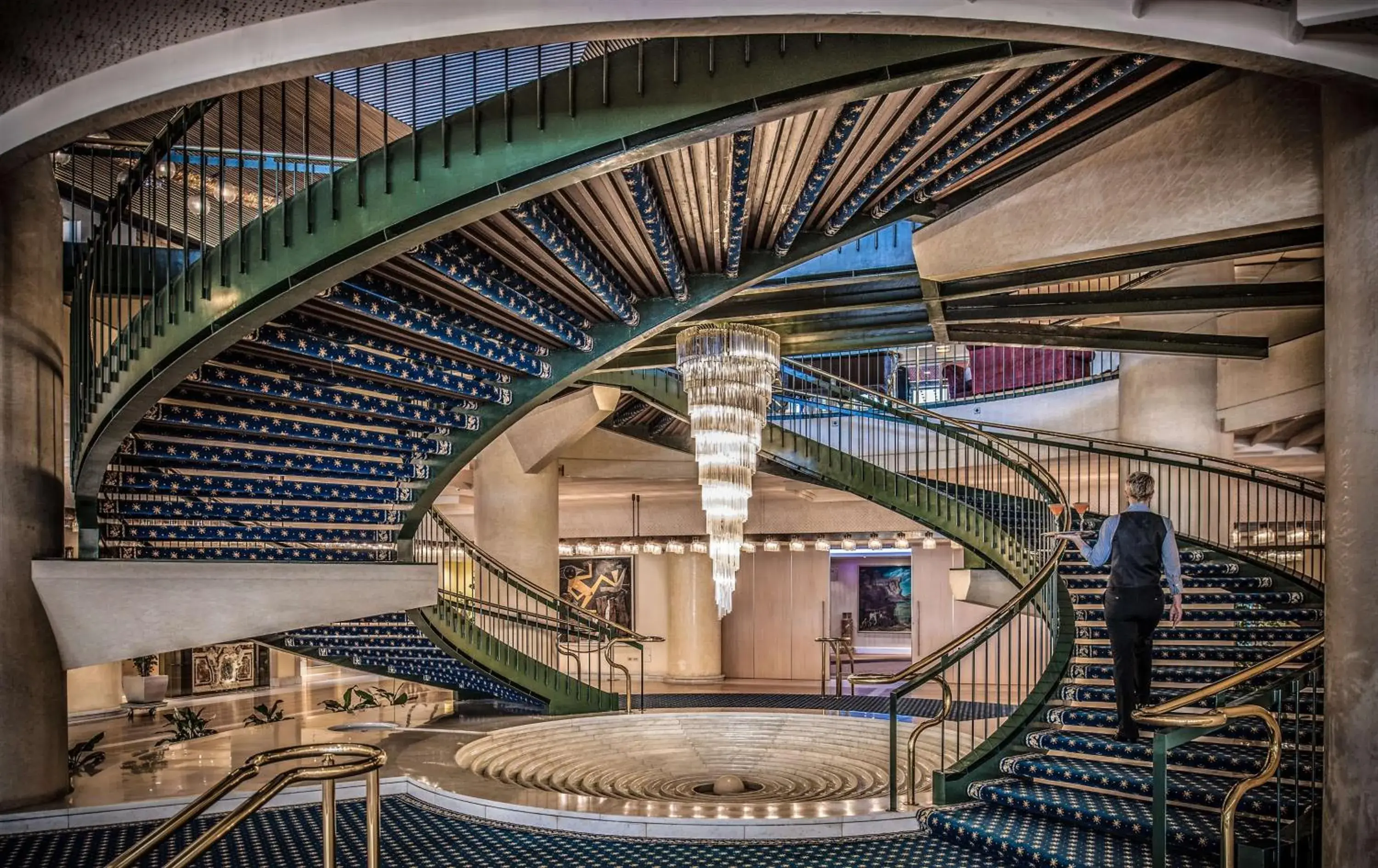 Lobby or reception in Rome Cavalieri, A Waldorf Astoria Hotel Lobby or reception in Rome Cavalieri, A Waldorf Astoria Hotel