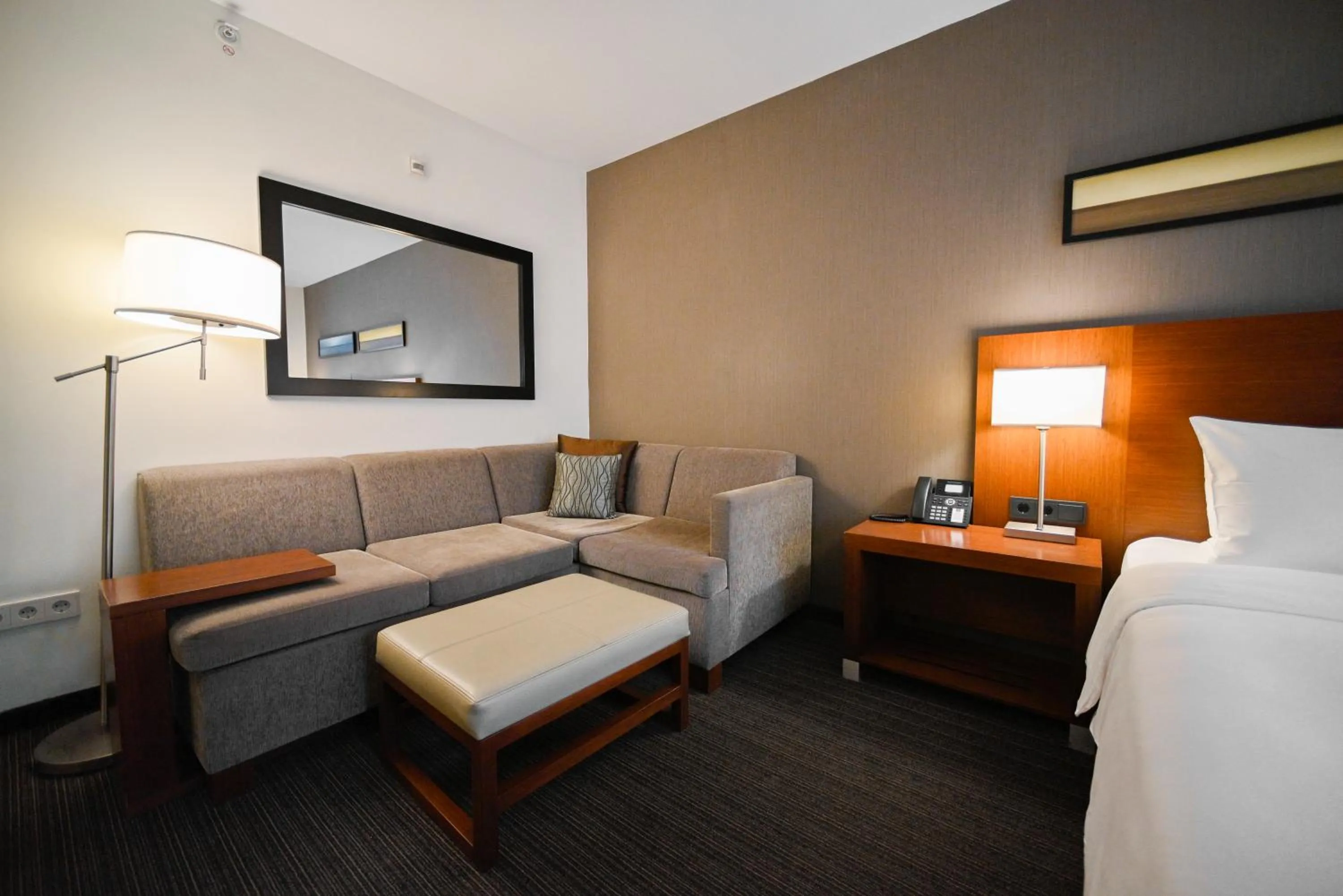 Seating area, Bed in Yerevan Place Hotel