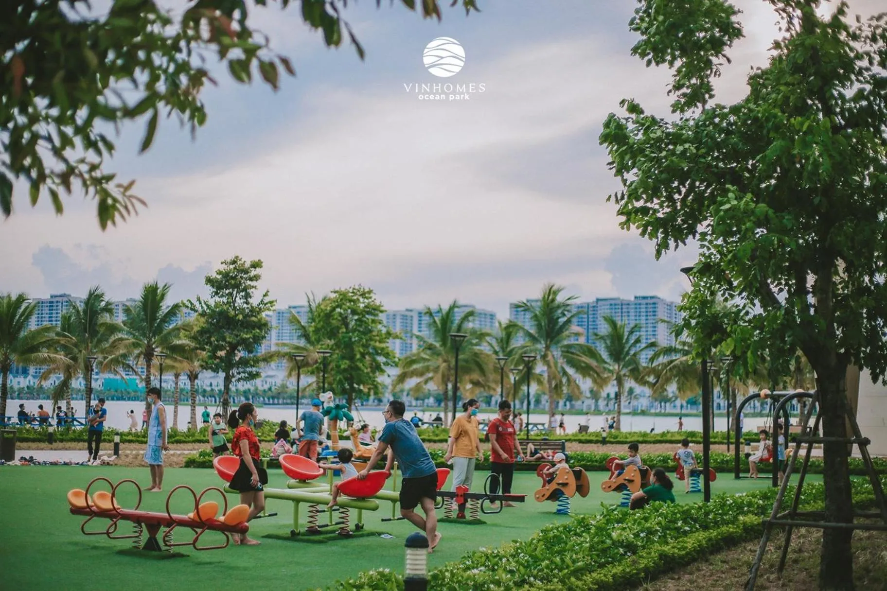 Garden in Apartment 1BR-FL27th-R103 Building-Vinhome Ocean Park