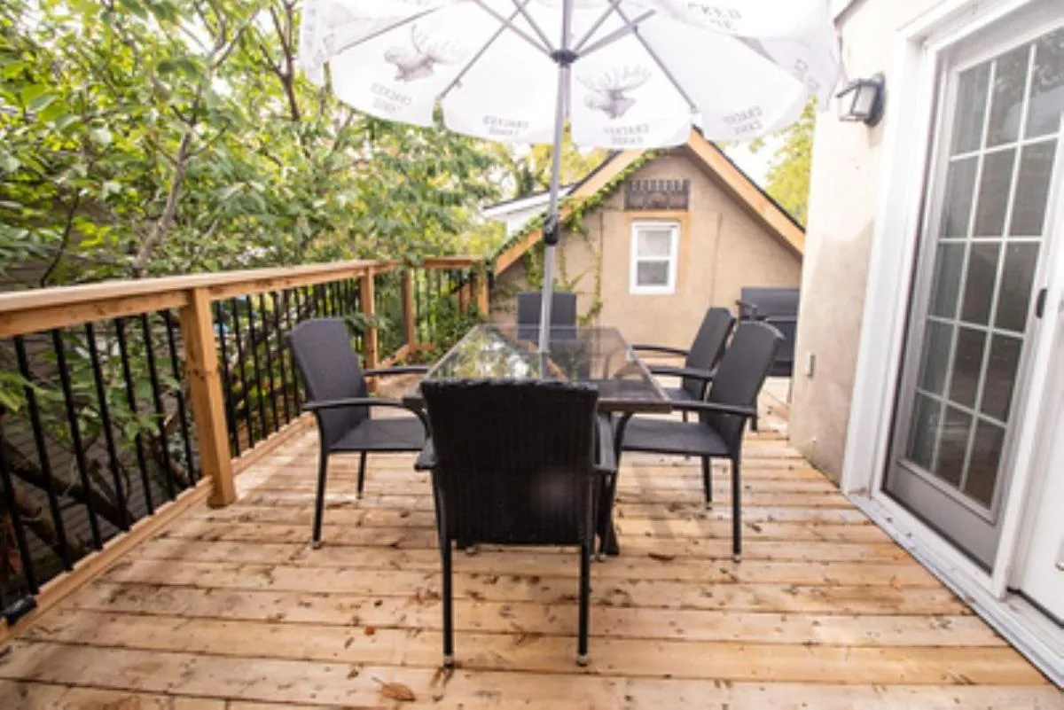 Patio in Canalside Restaurant & Inn