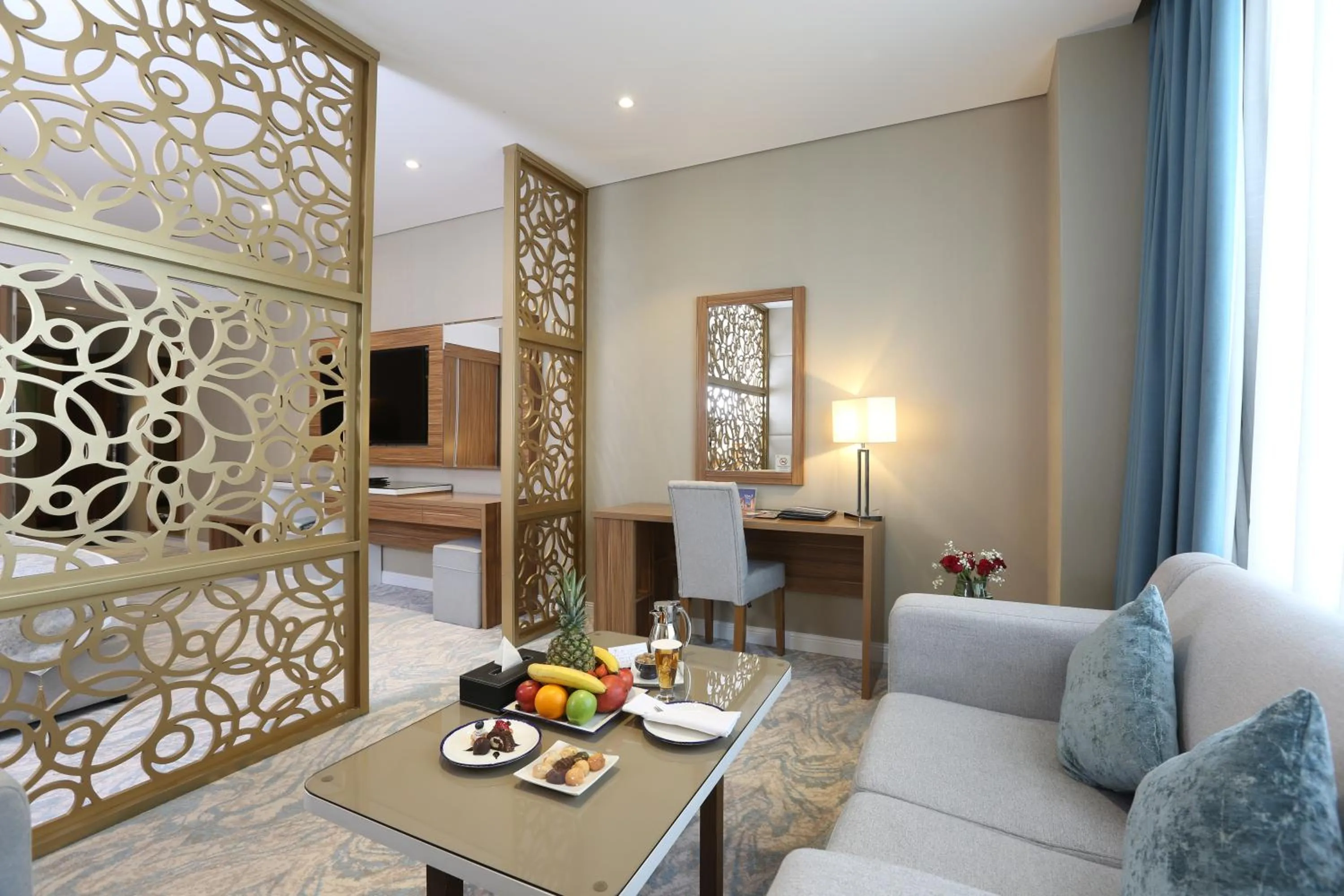 Seating area in Cantonal Hotel by Warwick