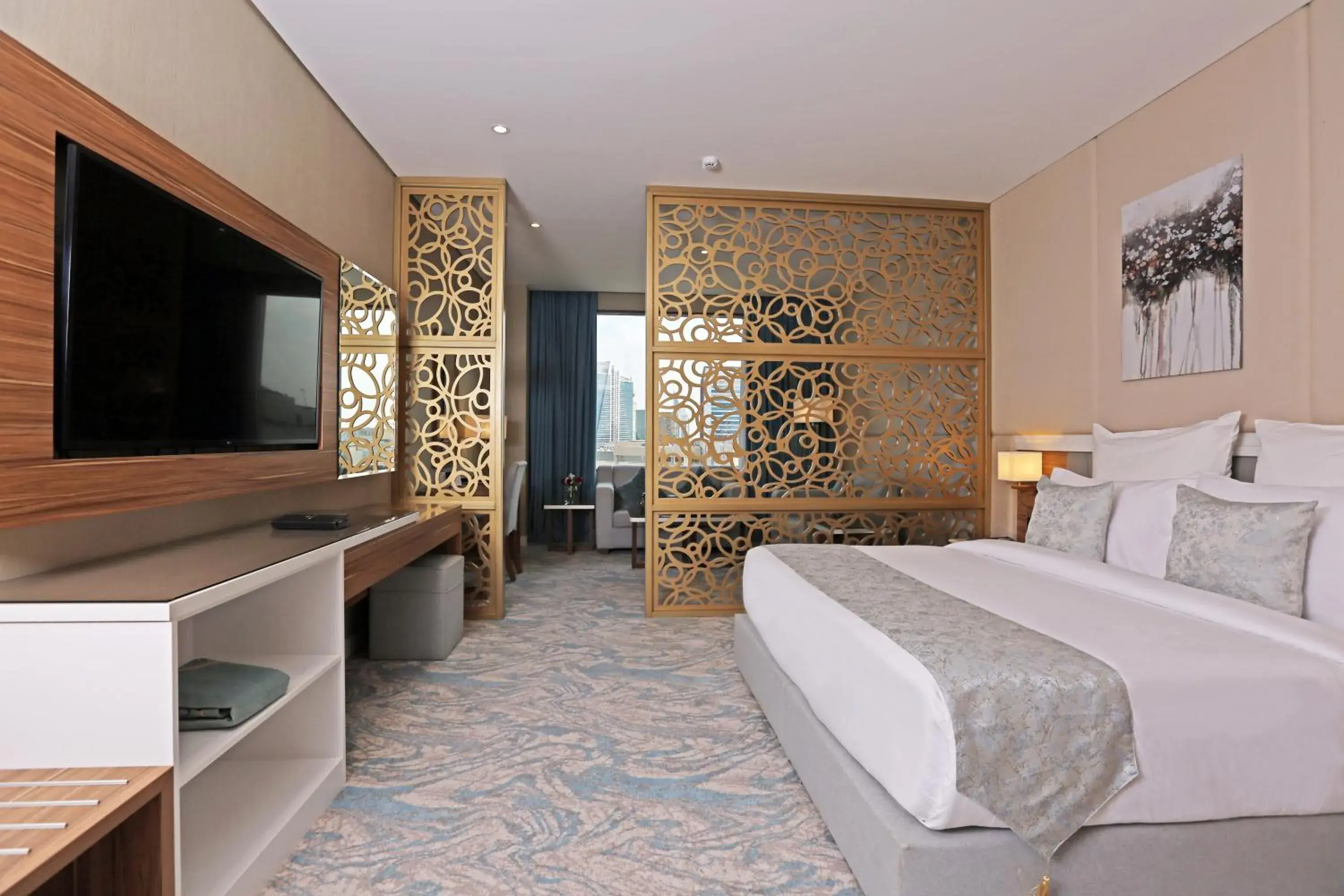 Bed in Cantonal Hotel by Warwick Bed in Cantonal Hotel by Warwick