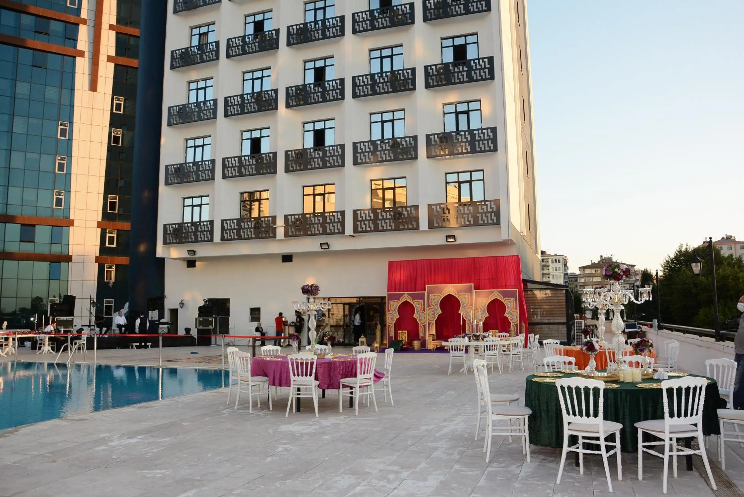 Patio in Plaza Hotel Diyarbakir