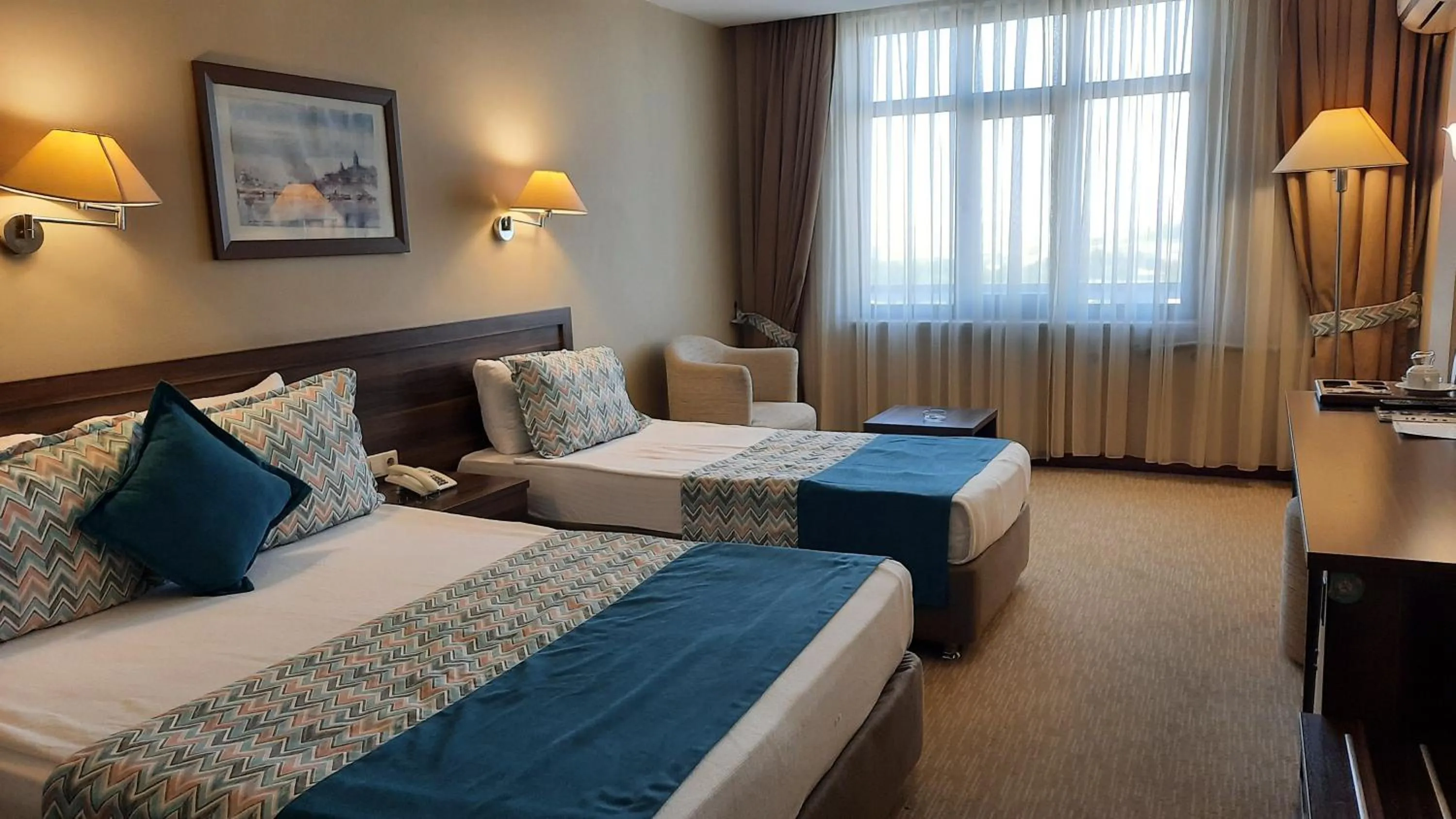 Bed in Plaza Hotel Diyarbakir