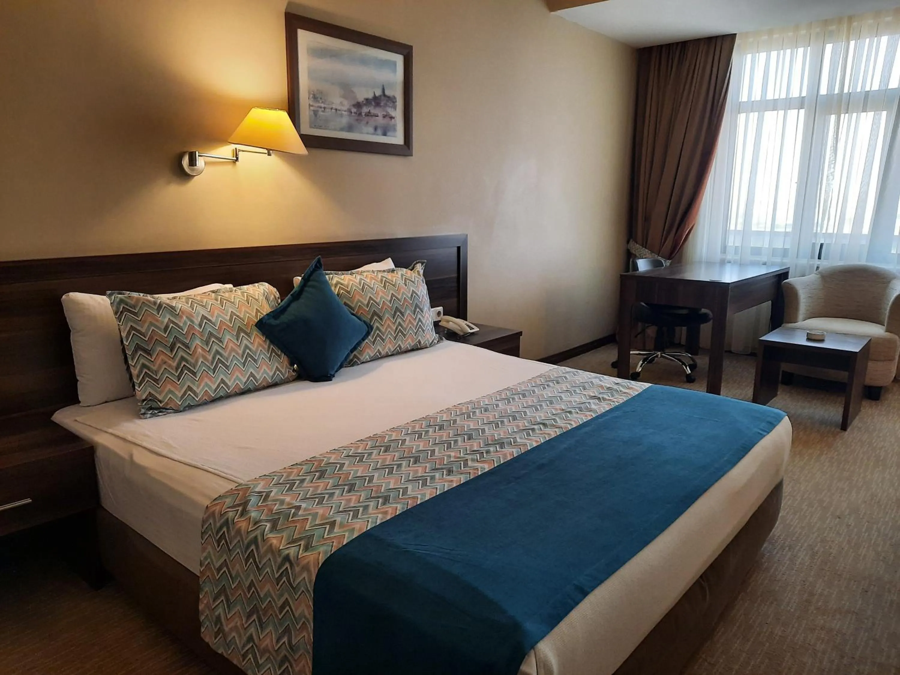 Bed in Plaza Hotel Diyarbakir