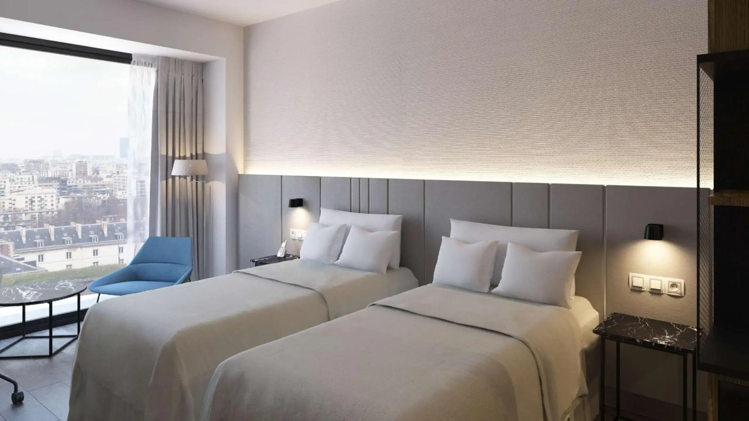 Bedroom, Bed in NH Iquique Pacifico Bedroom, Bed in NH Iquique Pacifico