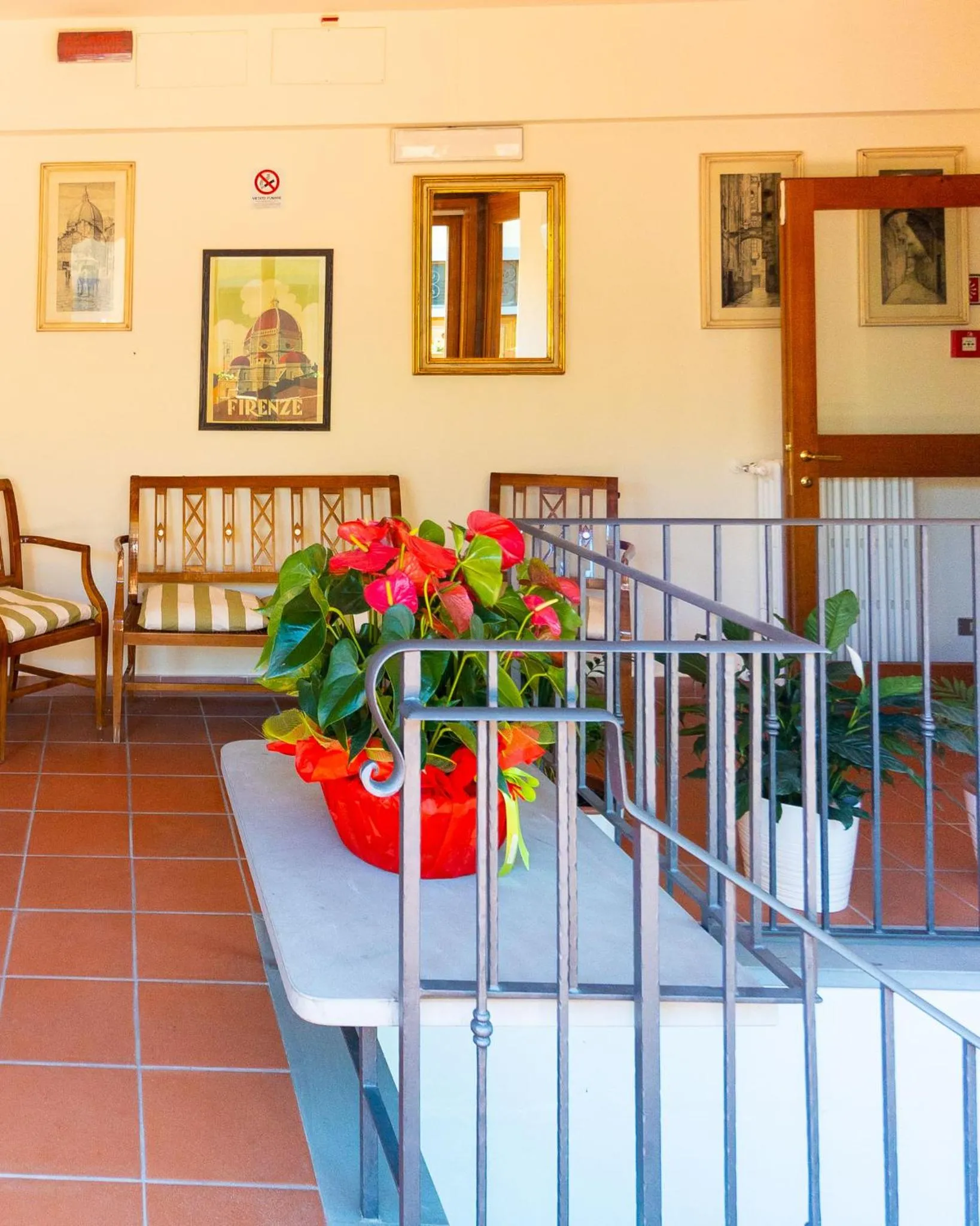 Seating area in Hotel Villa Bonelli