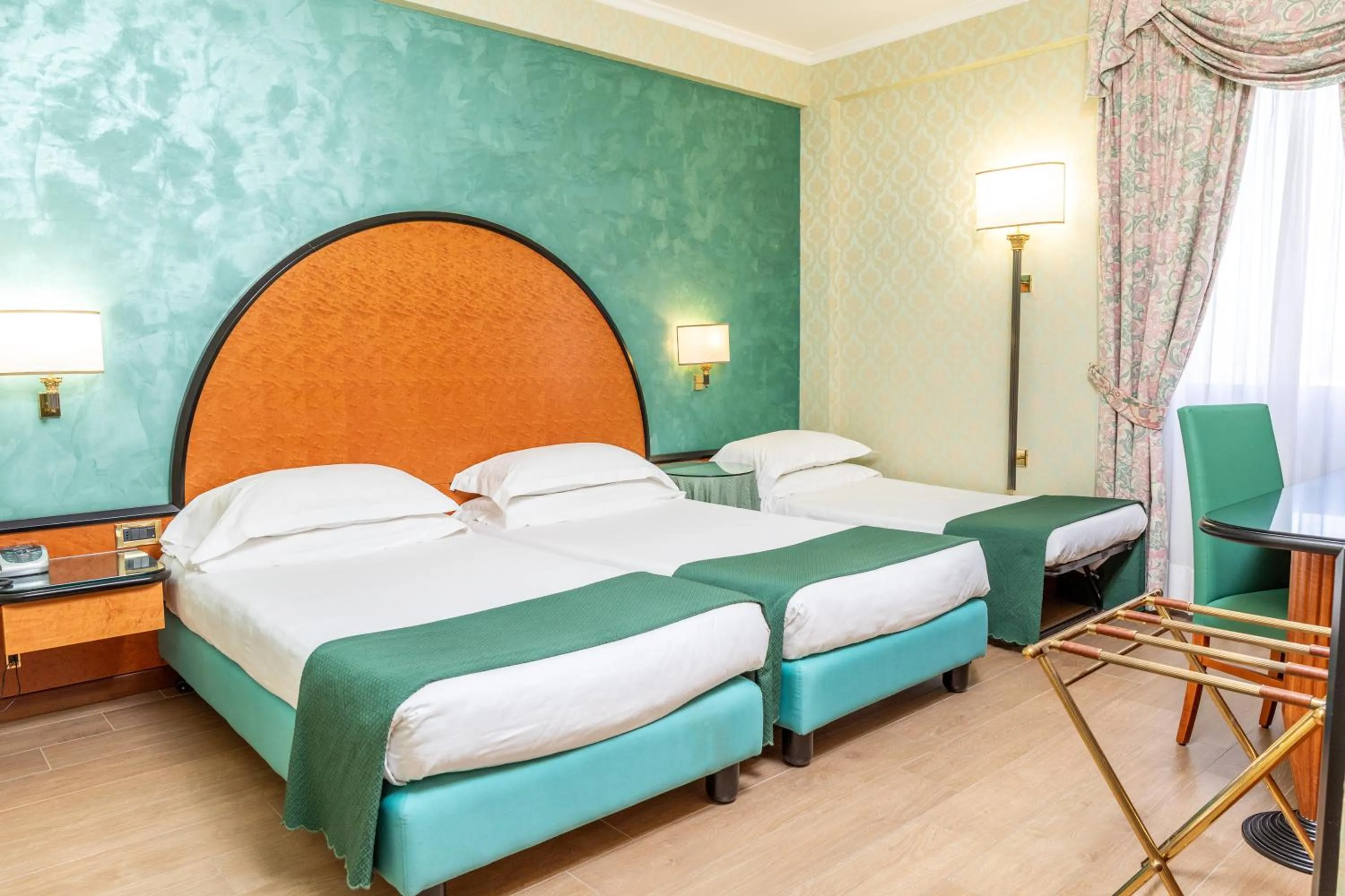 Bed in Hotel Principe