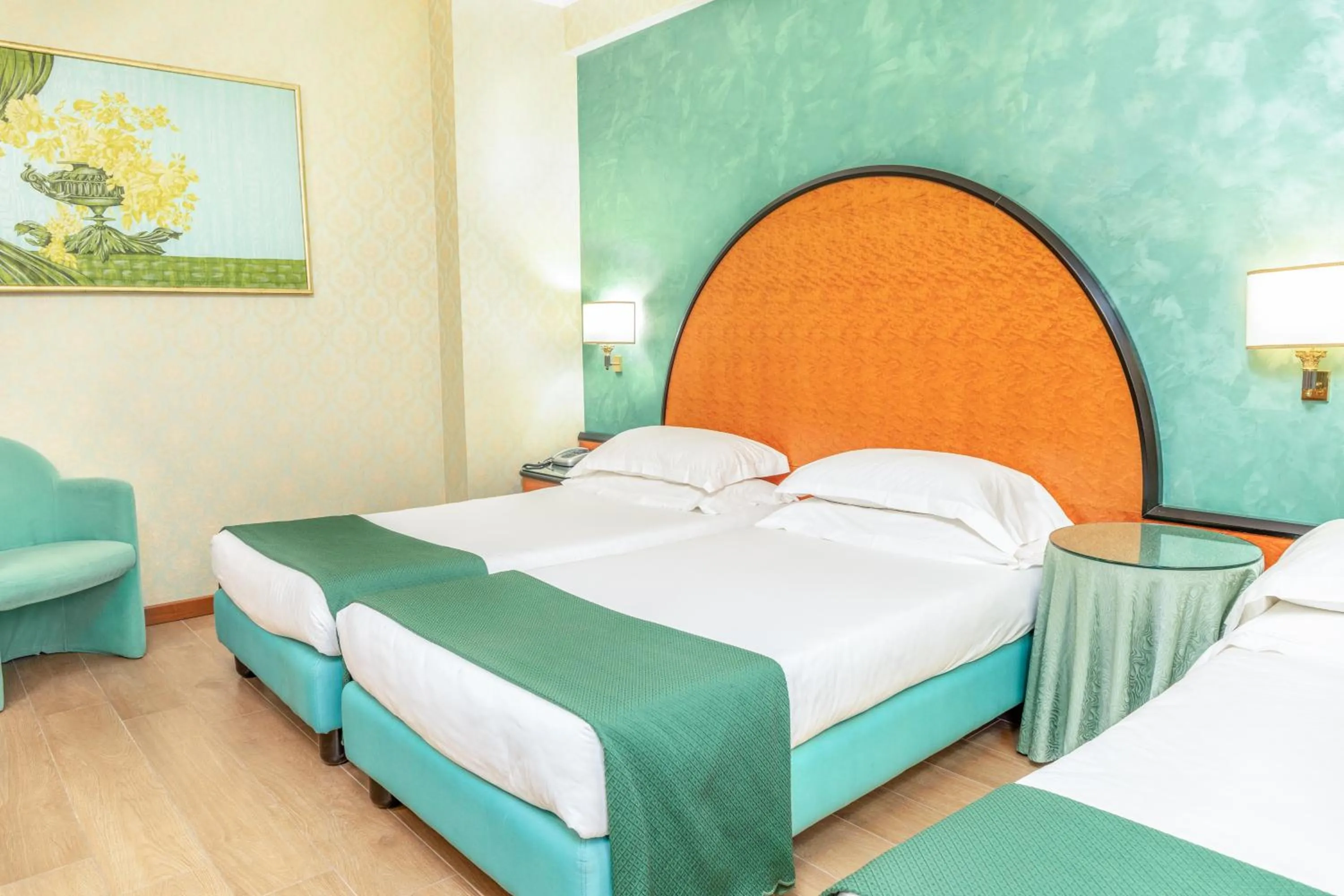 Bed in Hotel Principe